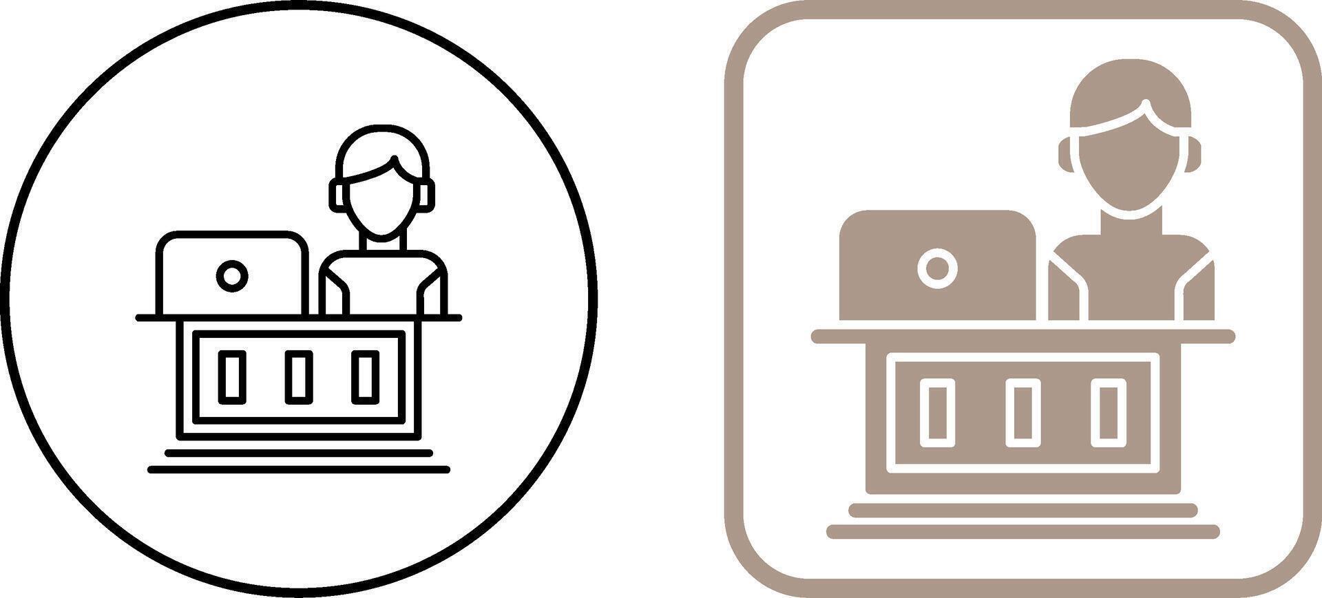Employee Icon Design vector