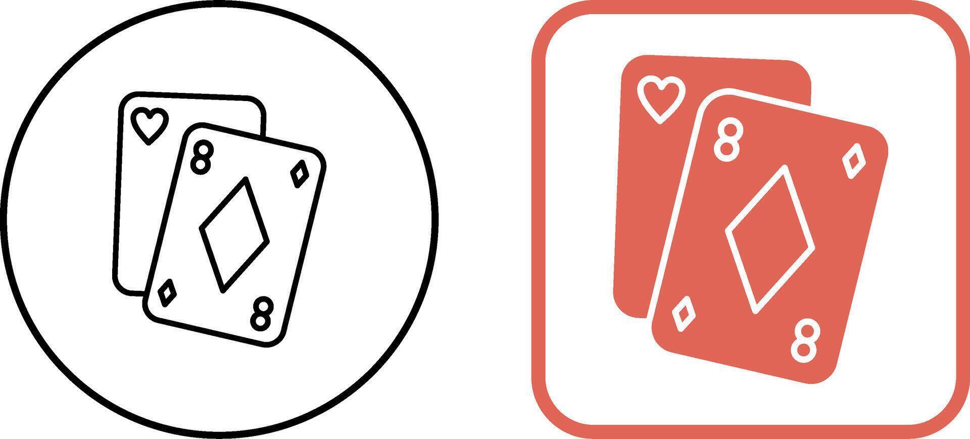 Poker Icon Design vector