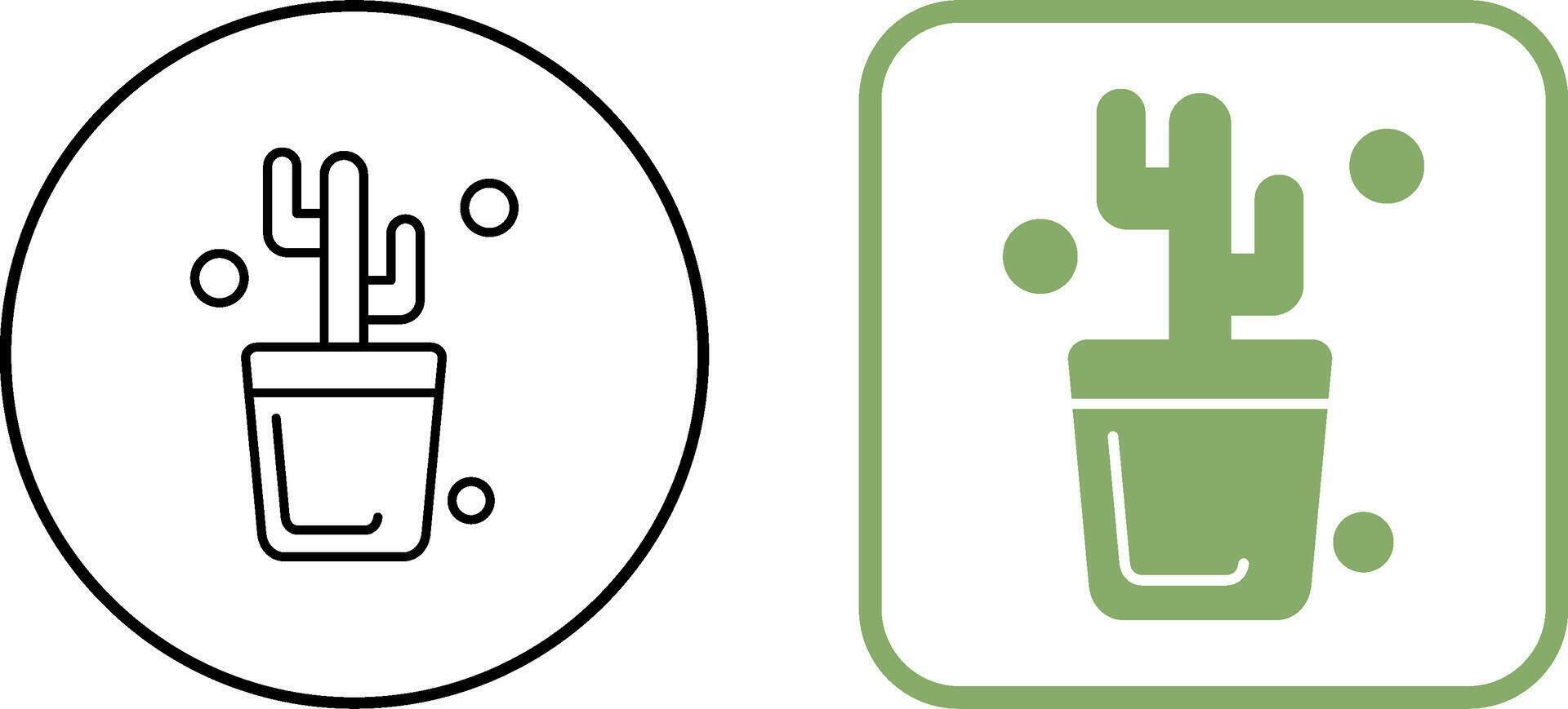 Cactus Icon Design vector