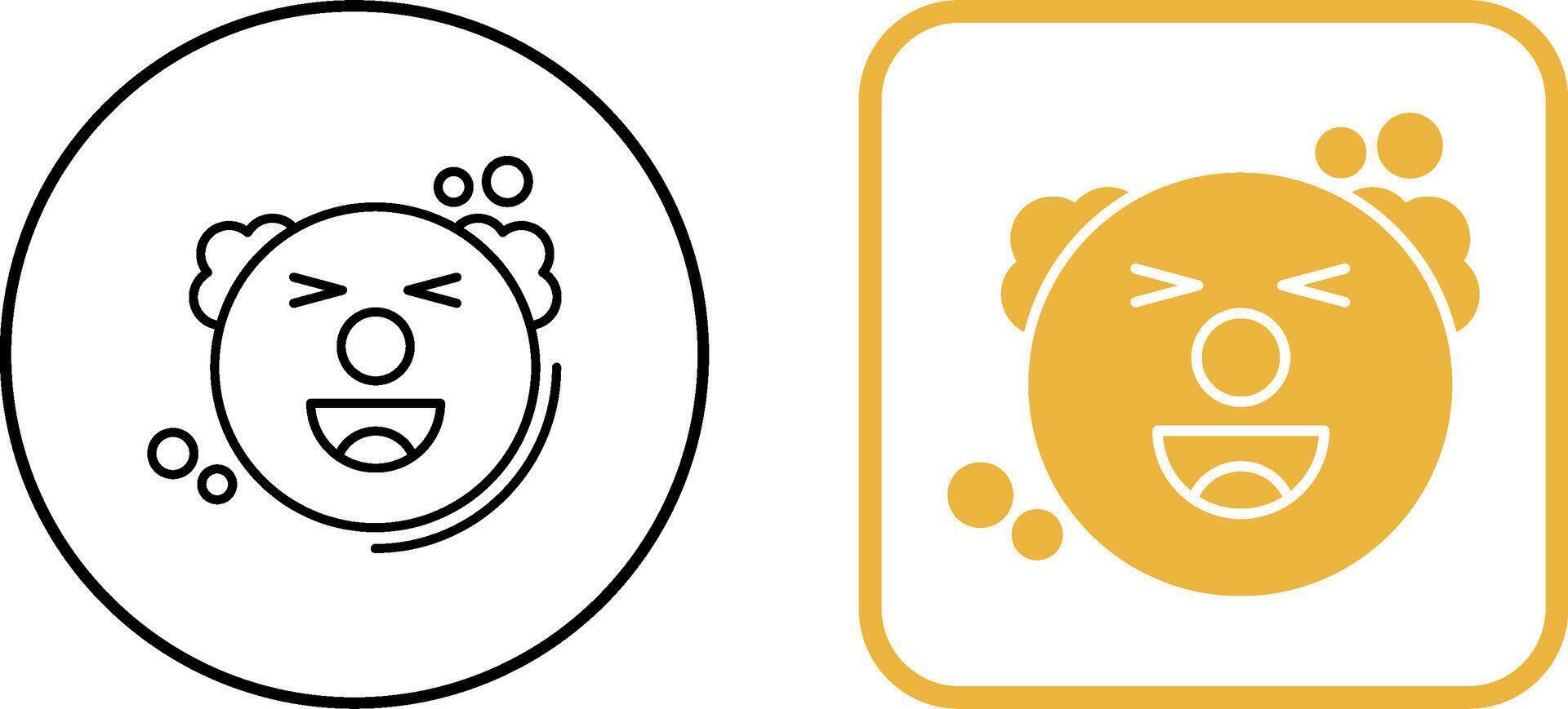 Clown Icon Design vector