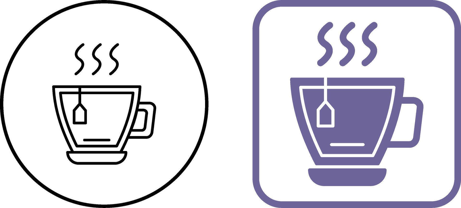 Tea Icon Design vector