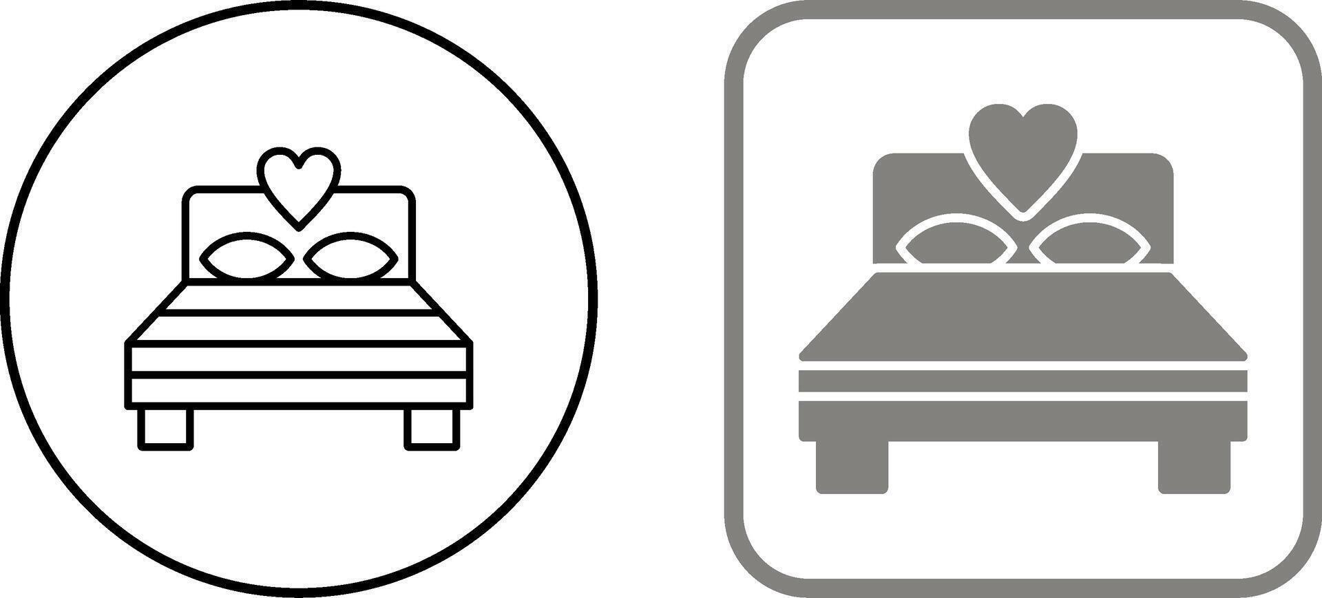 Bedroom Icon Design vector