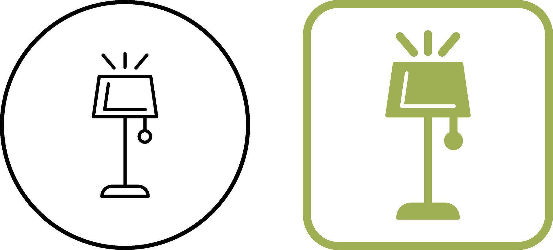 Lamp Icon Design vector