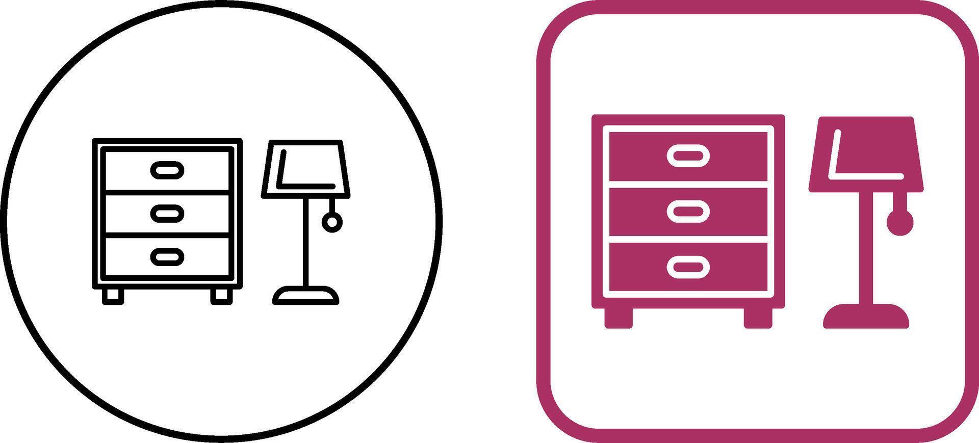 Drawers Icon Design vector