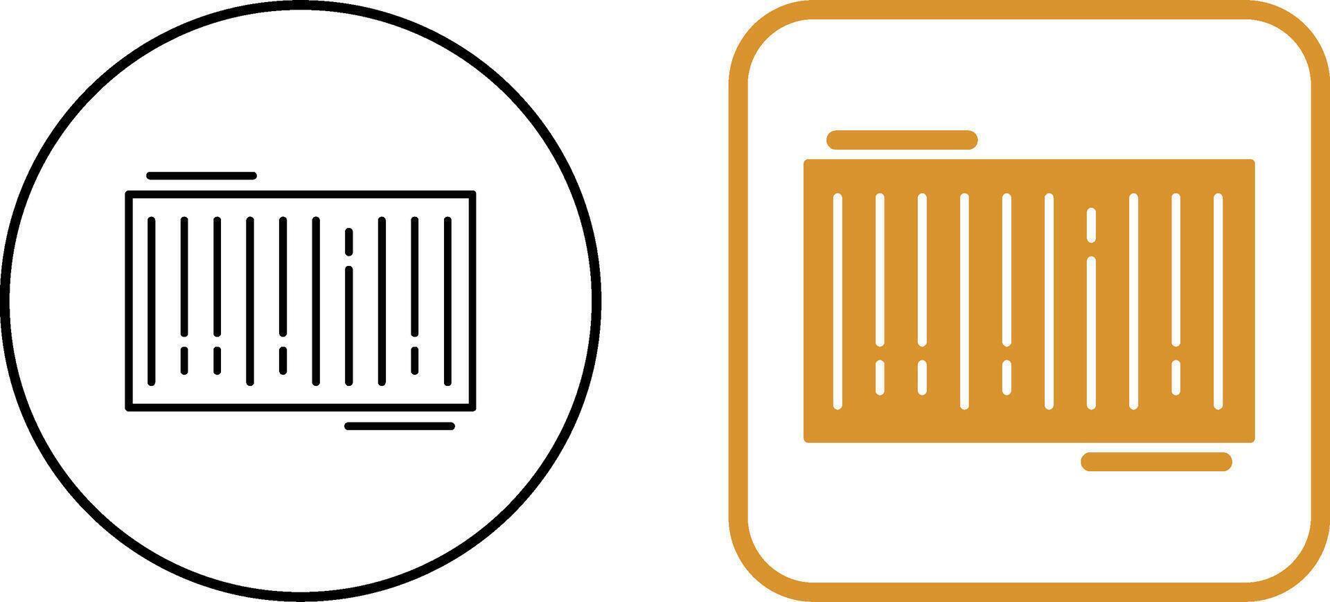 Barcode Icon Design vector