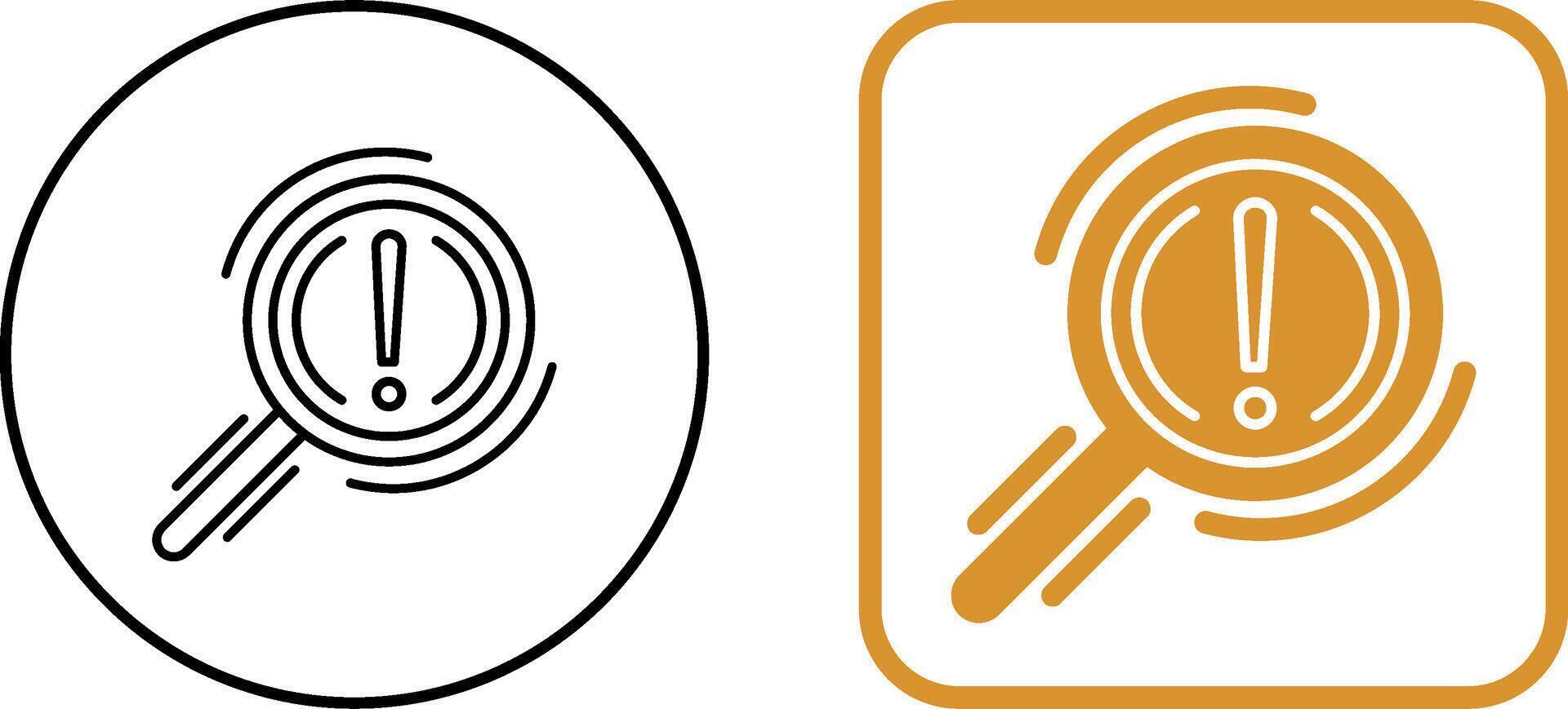 Problem Icon Design vector