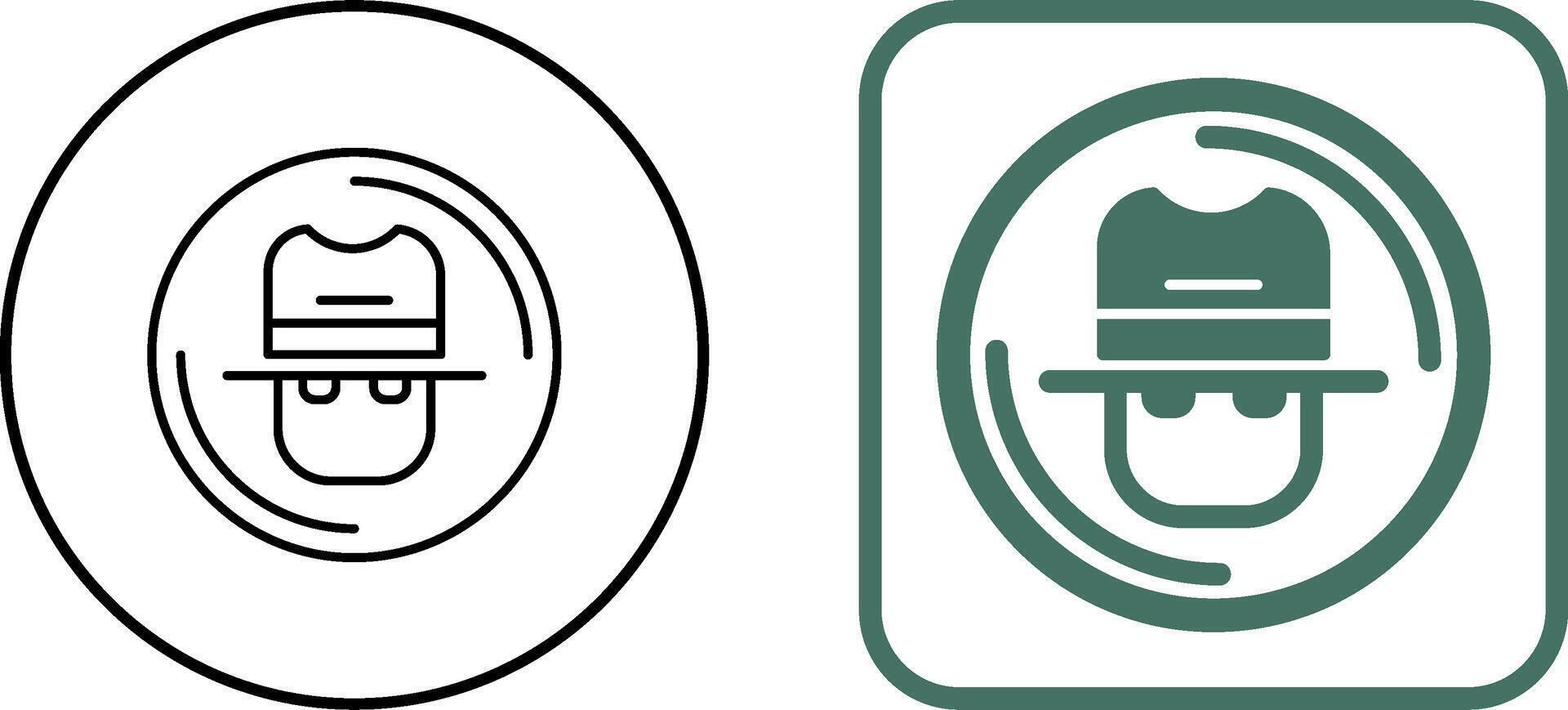 Spy Icon Design vector
