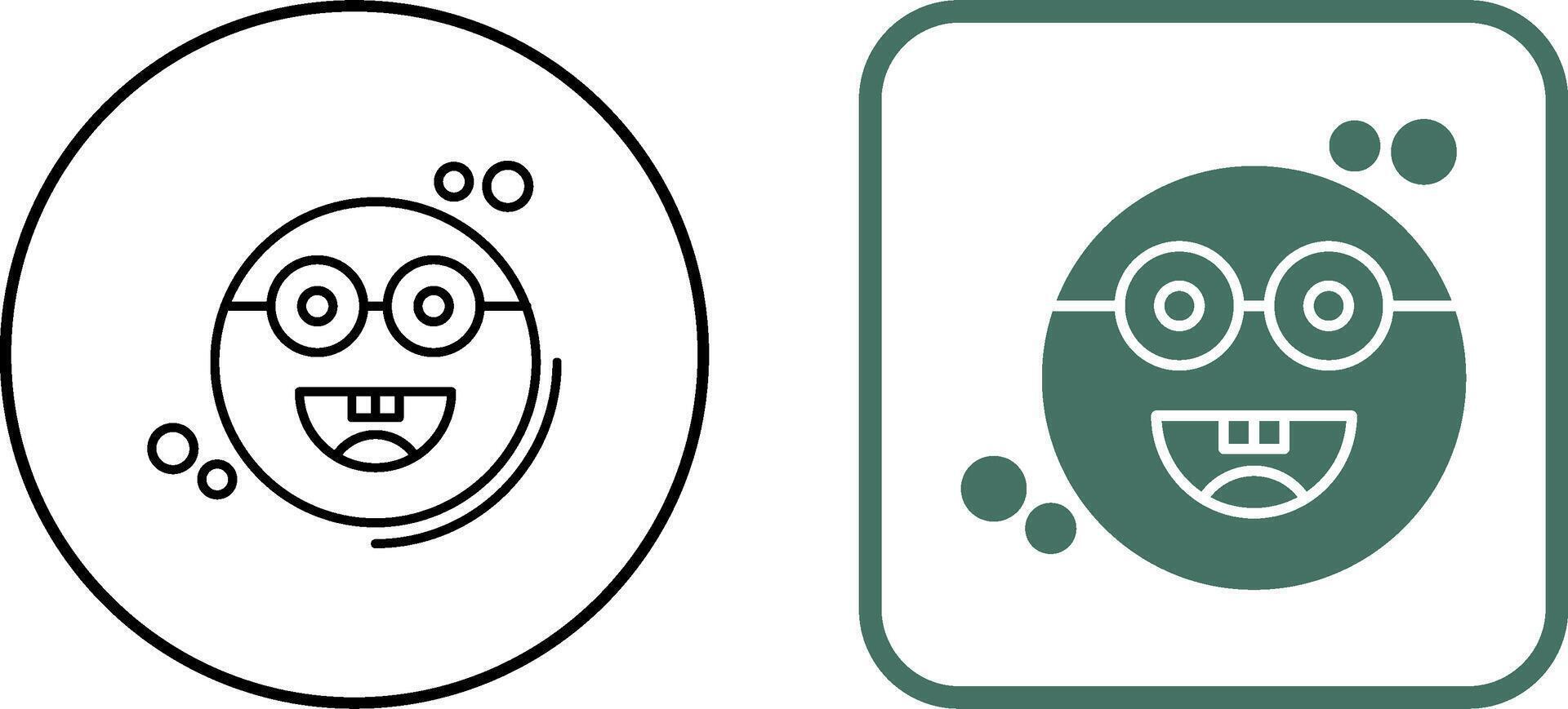 Galsses Icon Design vector
