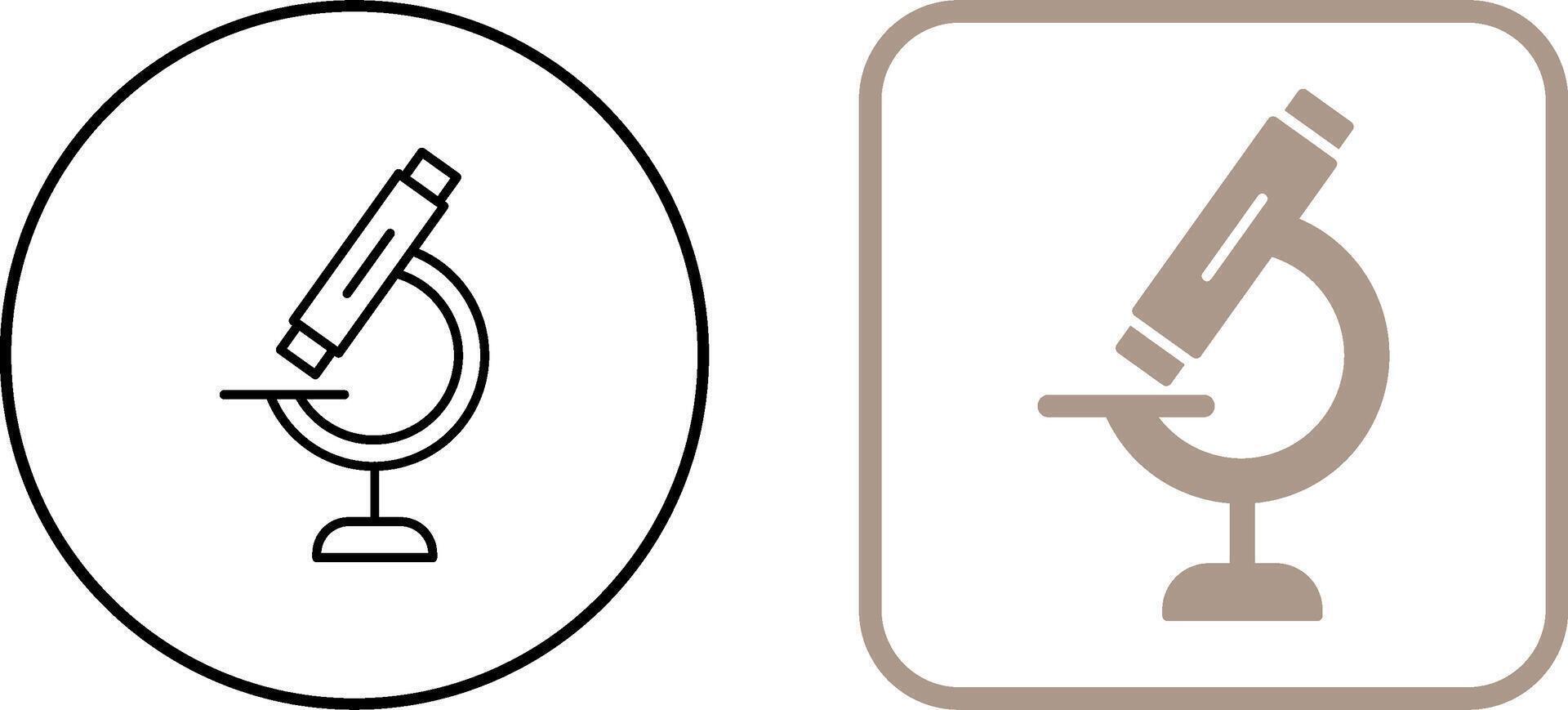 Microscope Icon Design vector