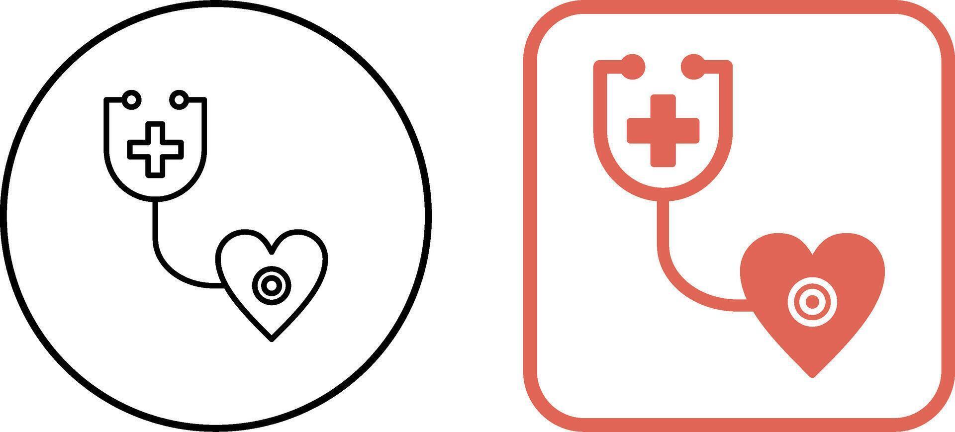 Phonendoscope Icon Design vector