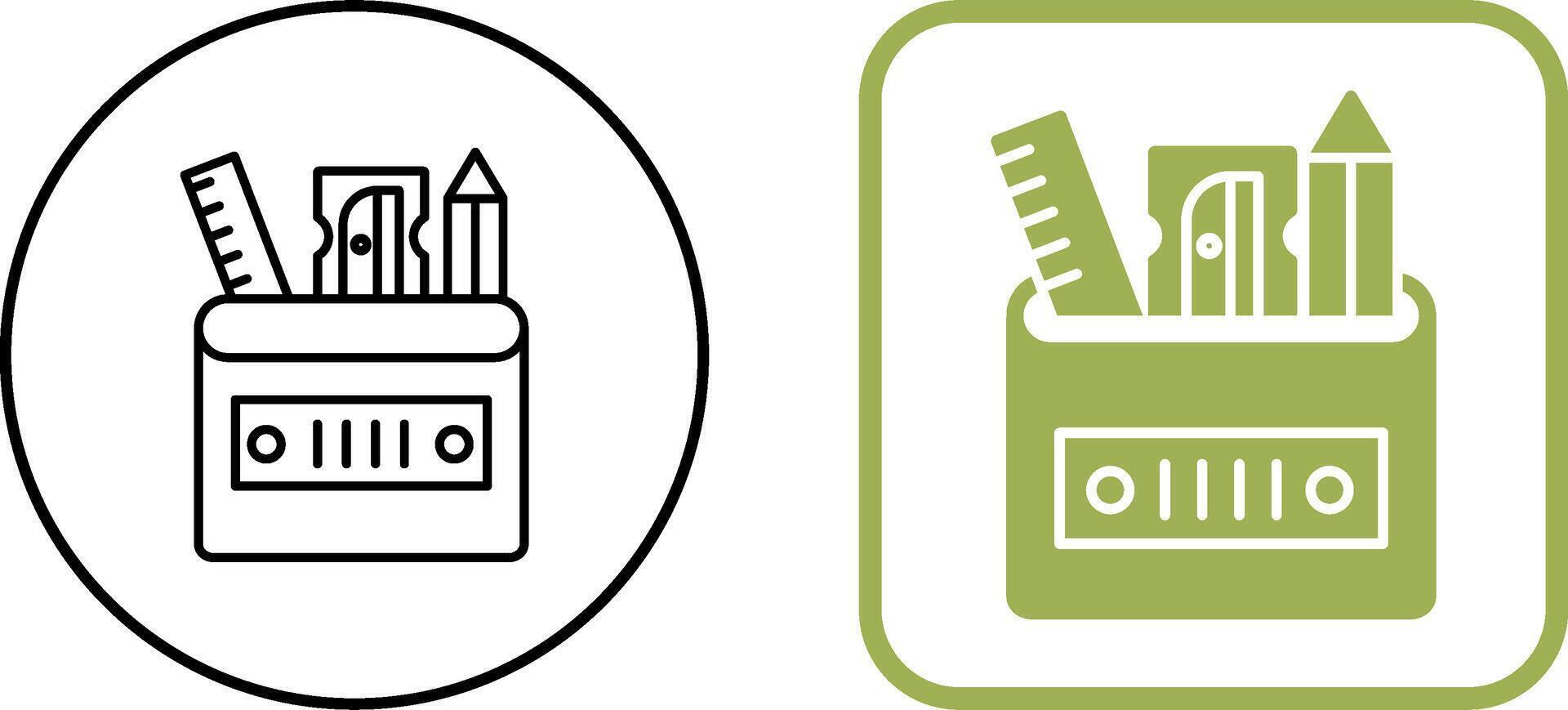 Stationery Icon Design vector