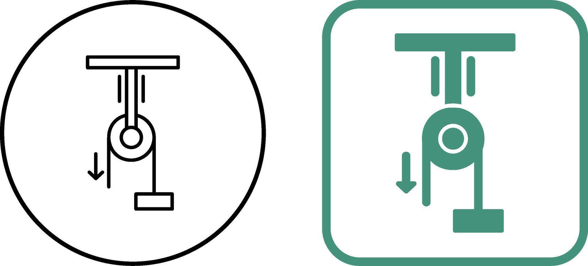 Pully Icon Design vector