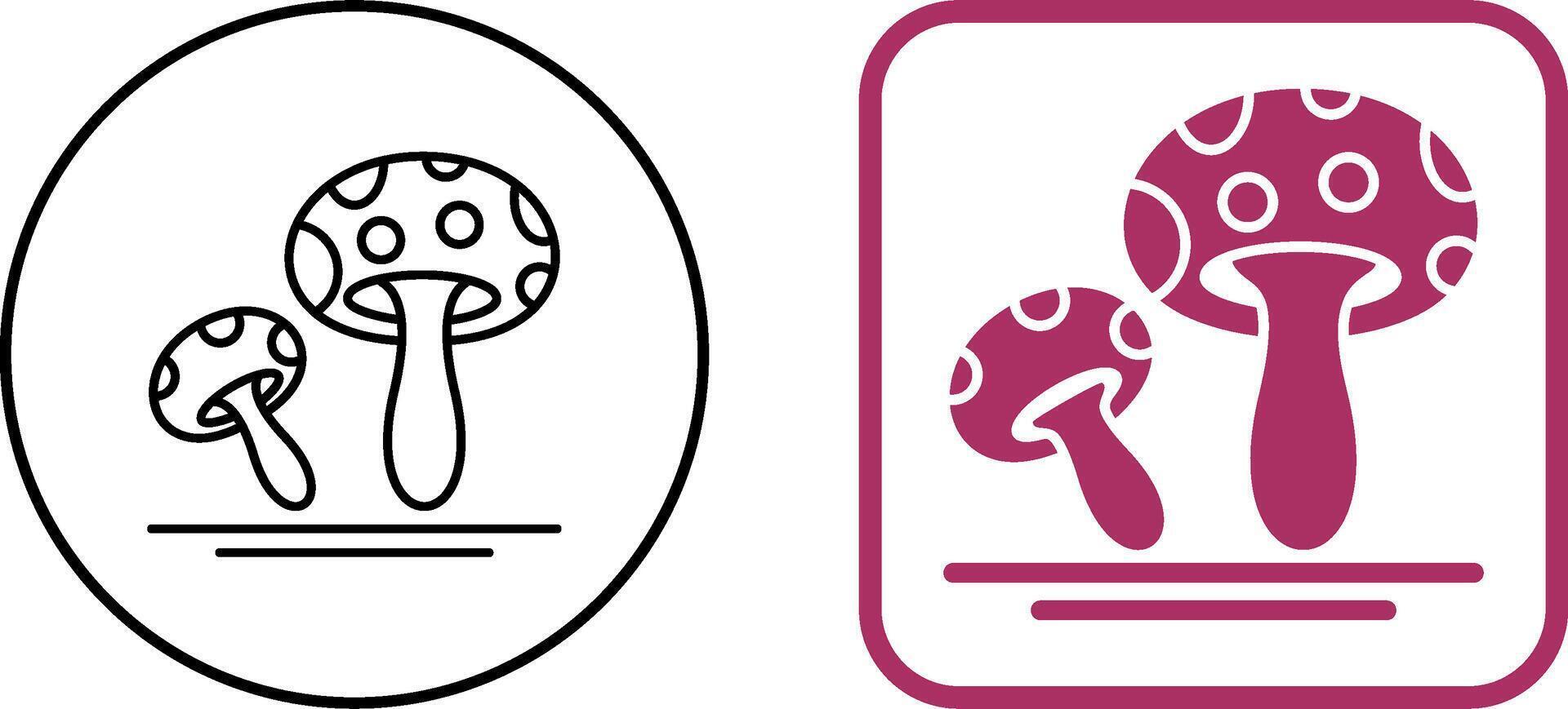 Mushroom Icon Design vector