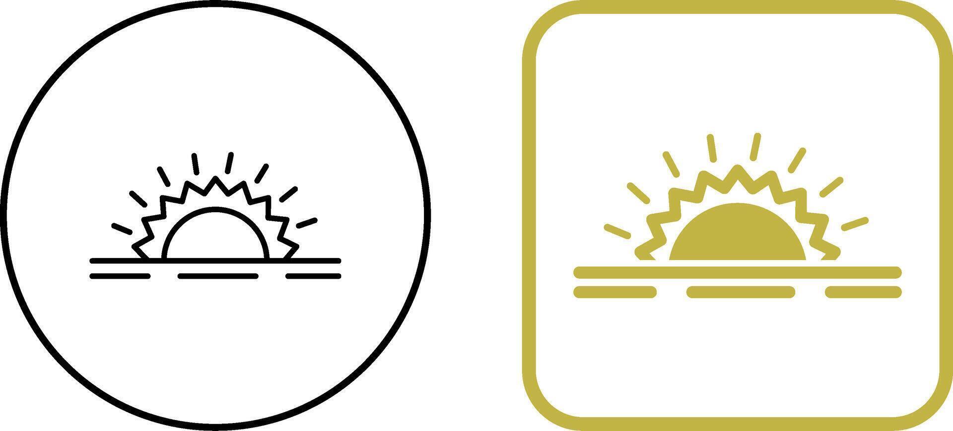 Sunshine Icon Design vector