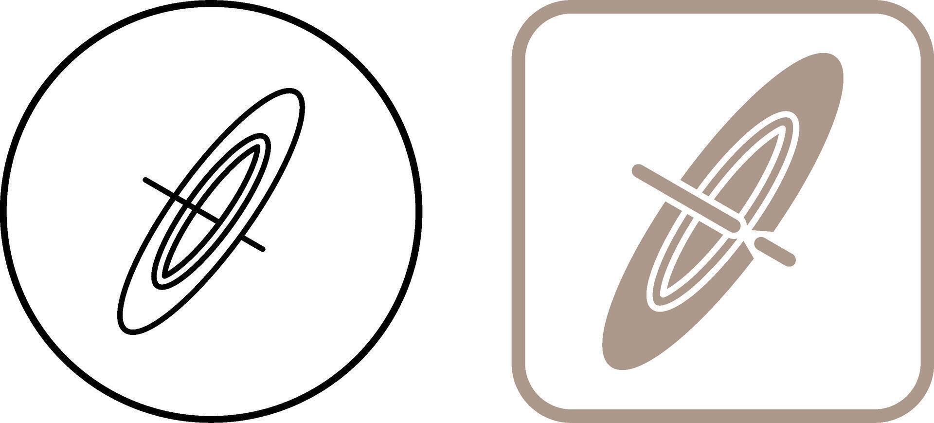 Black Hole Icon Design vector