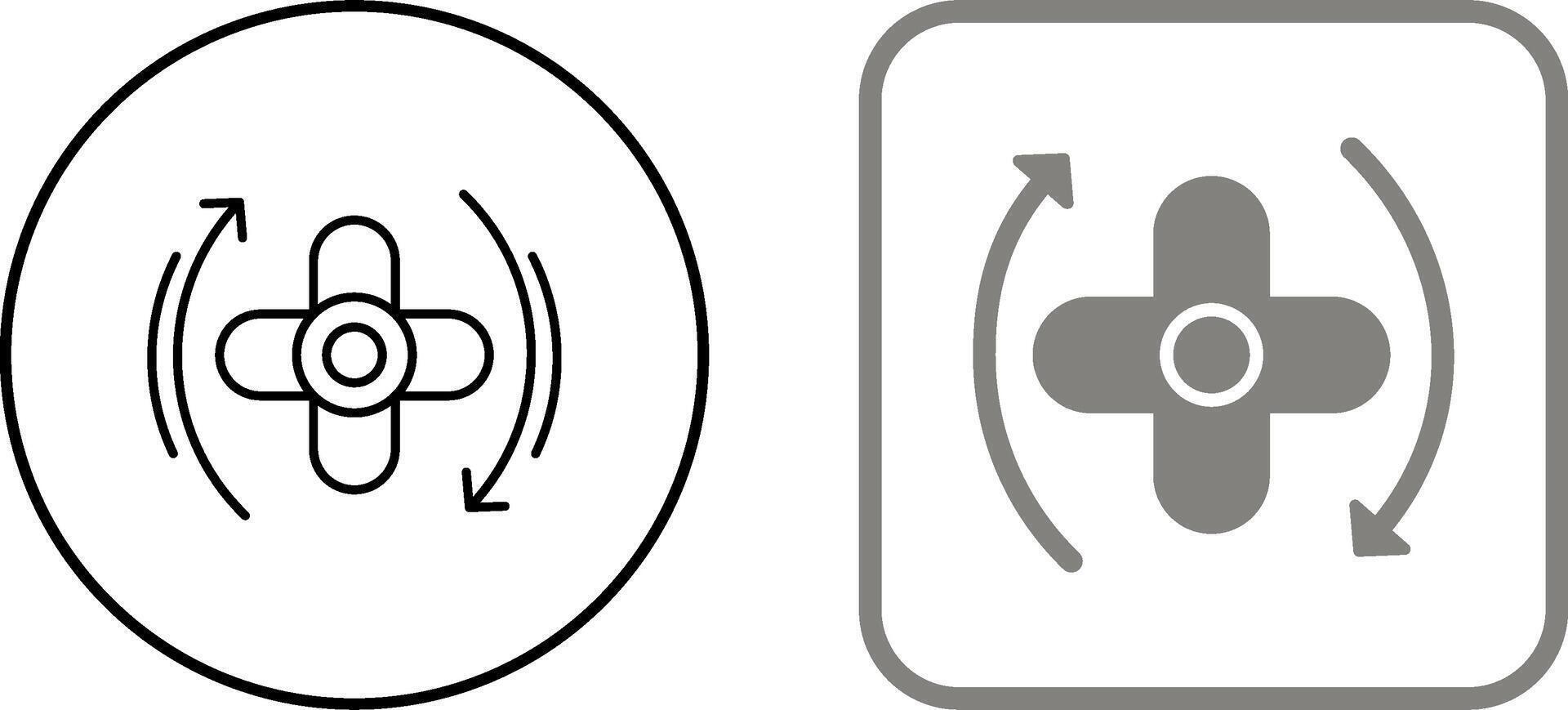 Rotate Icon Design vector