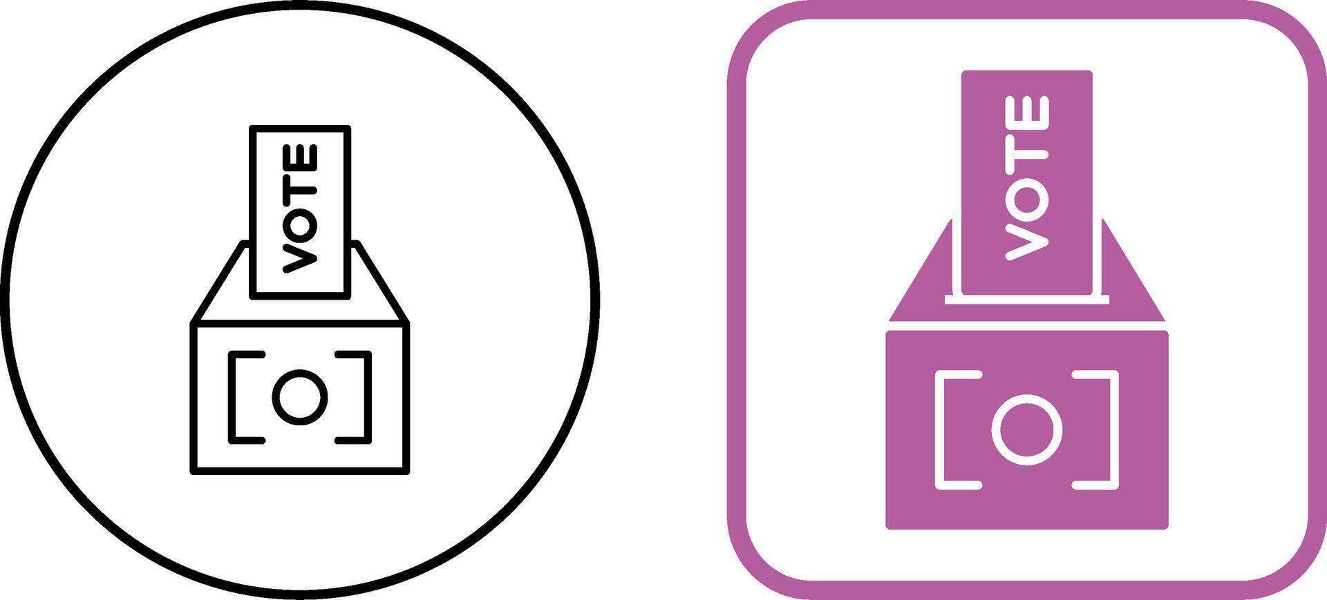 Vote Icon Design vector