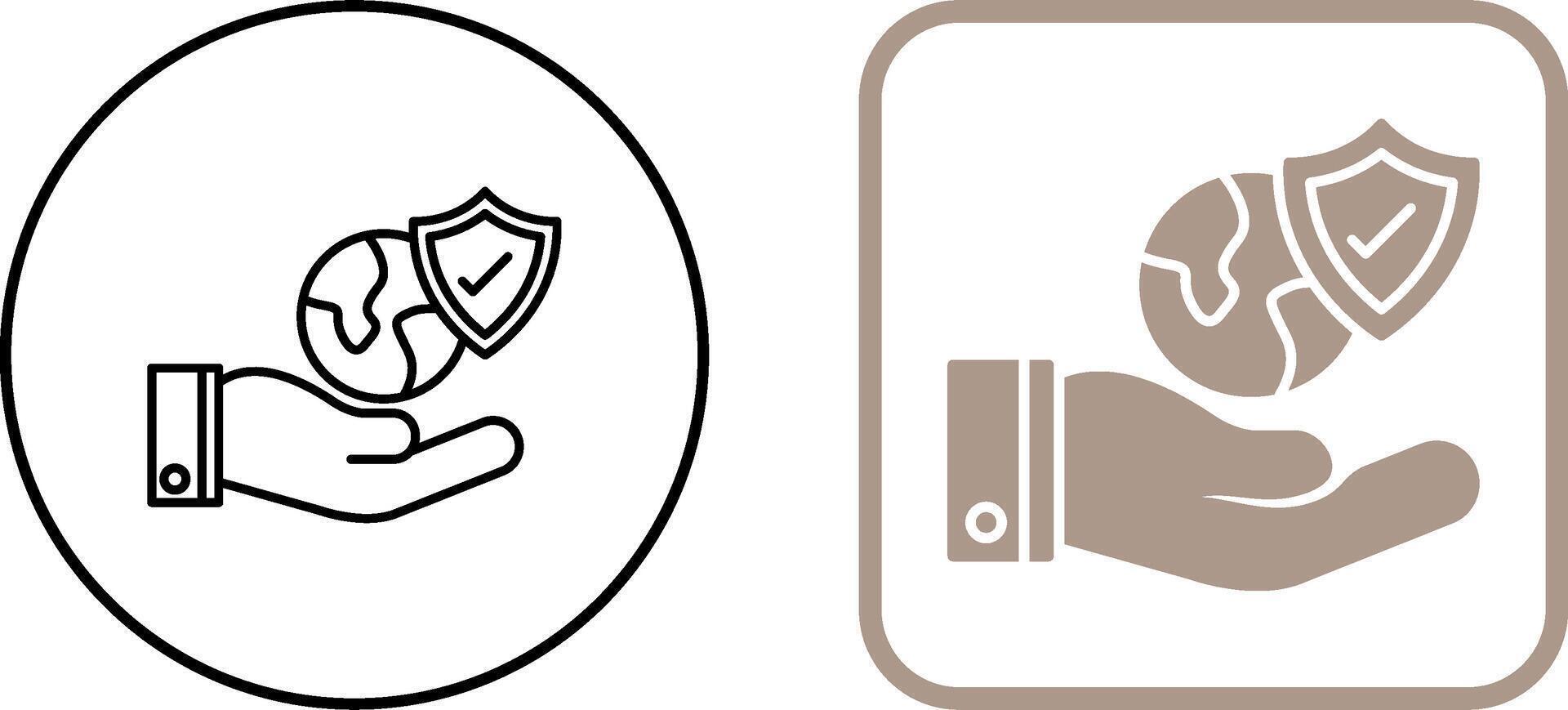 Travel Protection Icon Design vector