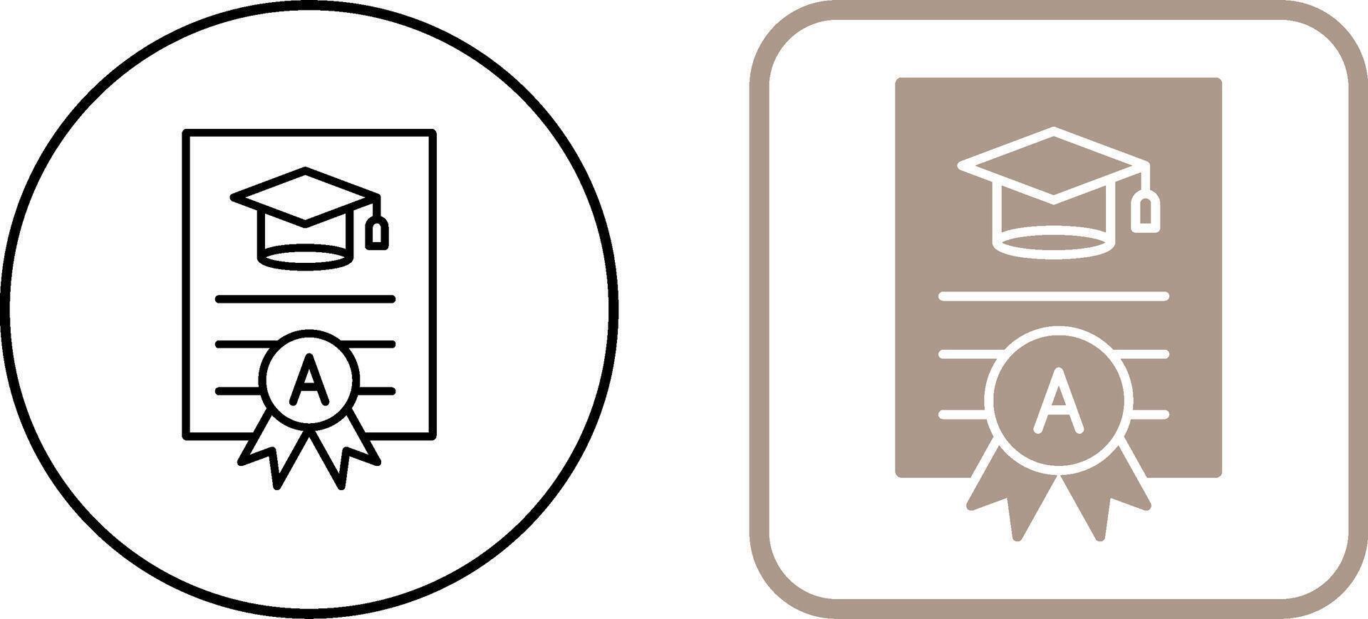Report Card Icon Design vector
