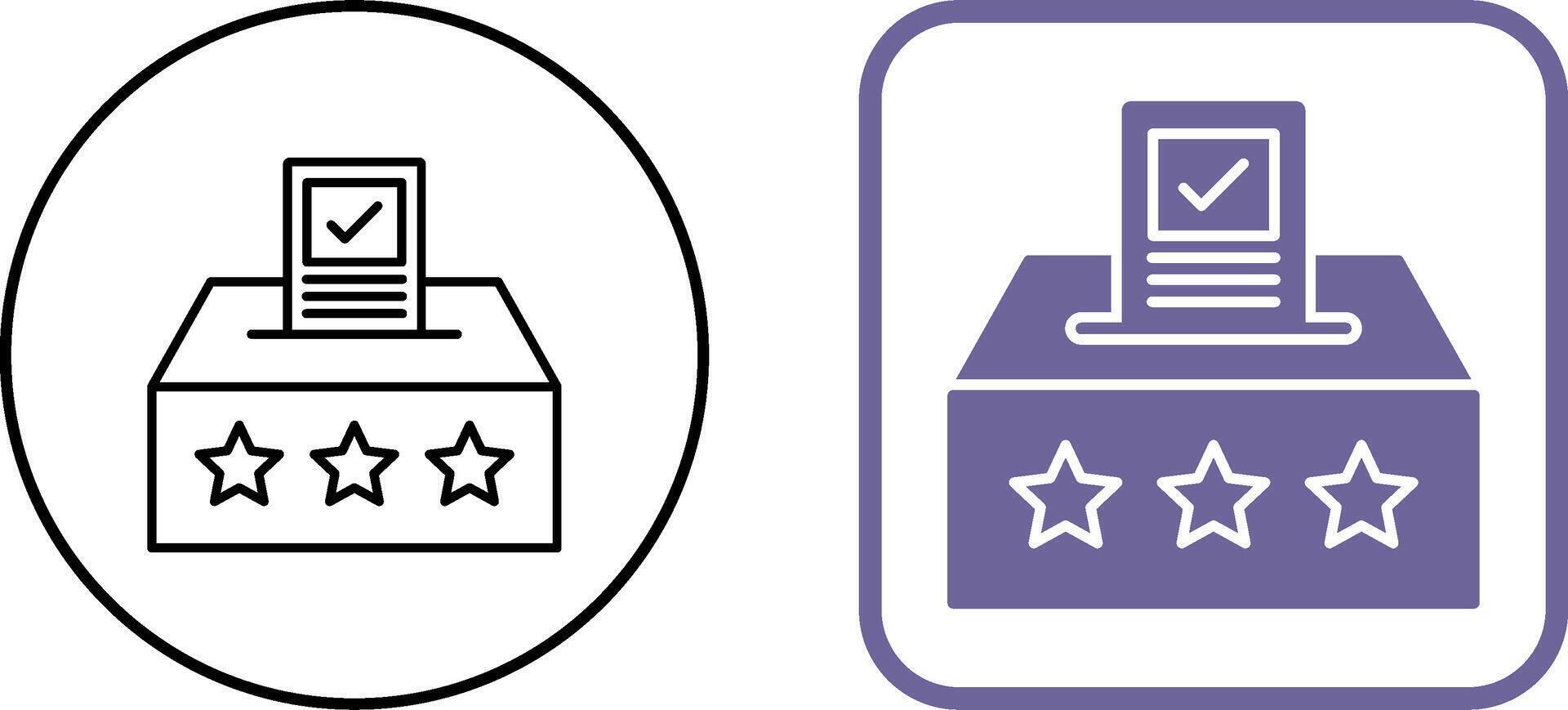 Ballot Icon Design vector
