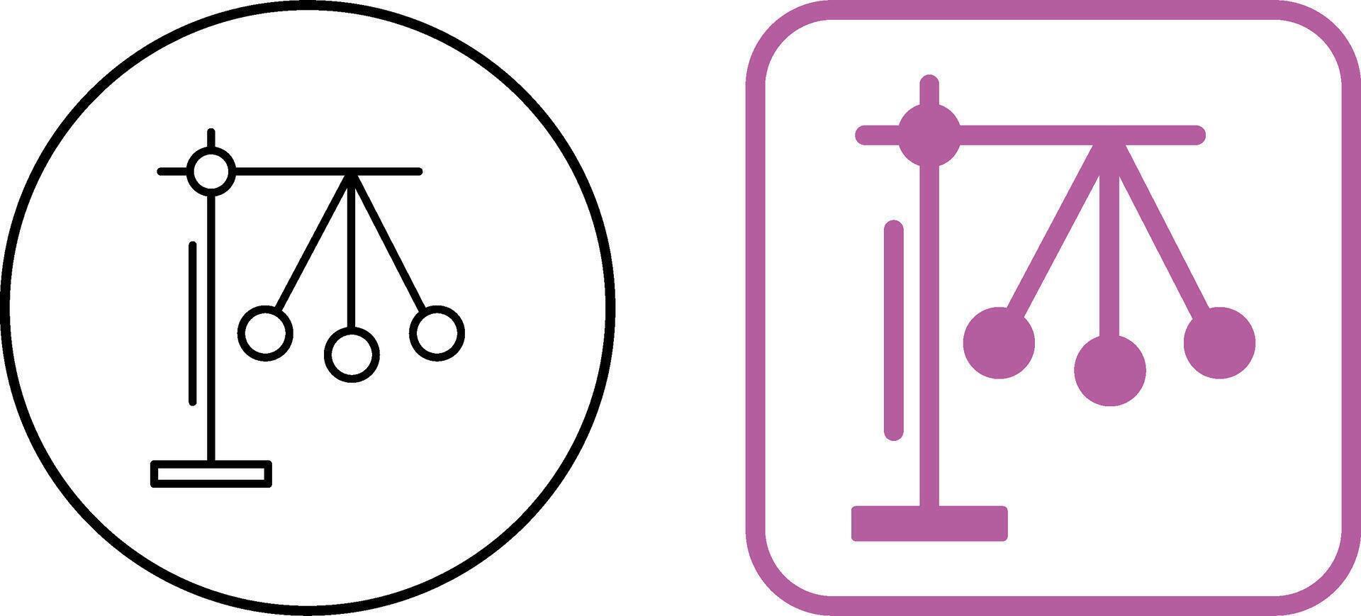 Pendulum Icon Design vector