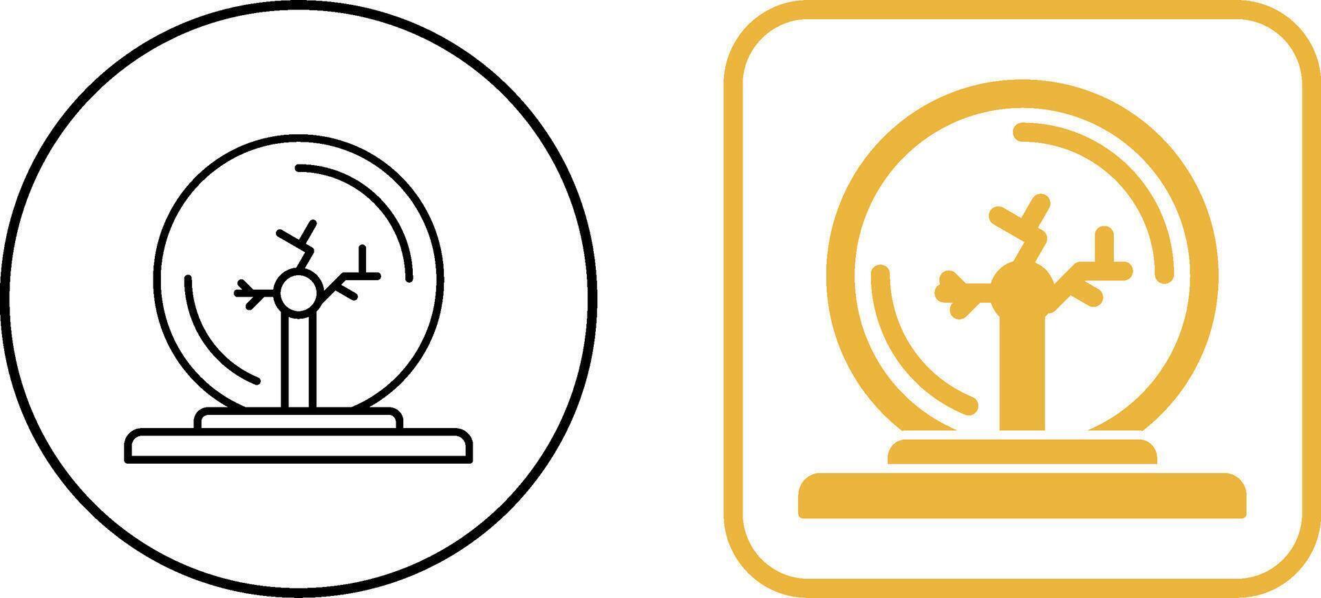 Plasma Ball Icon Design vector