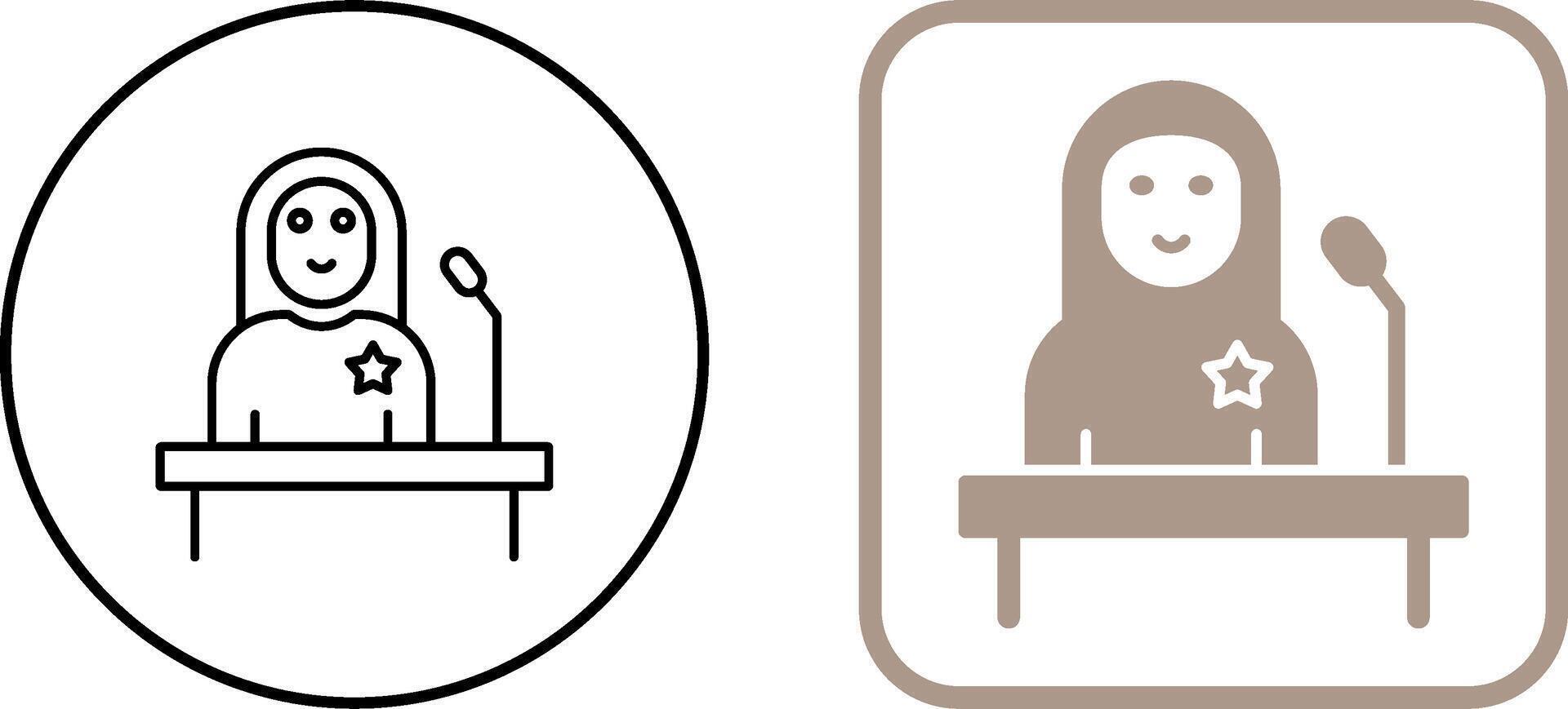 Candidate Icon Design vector