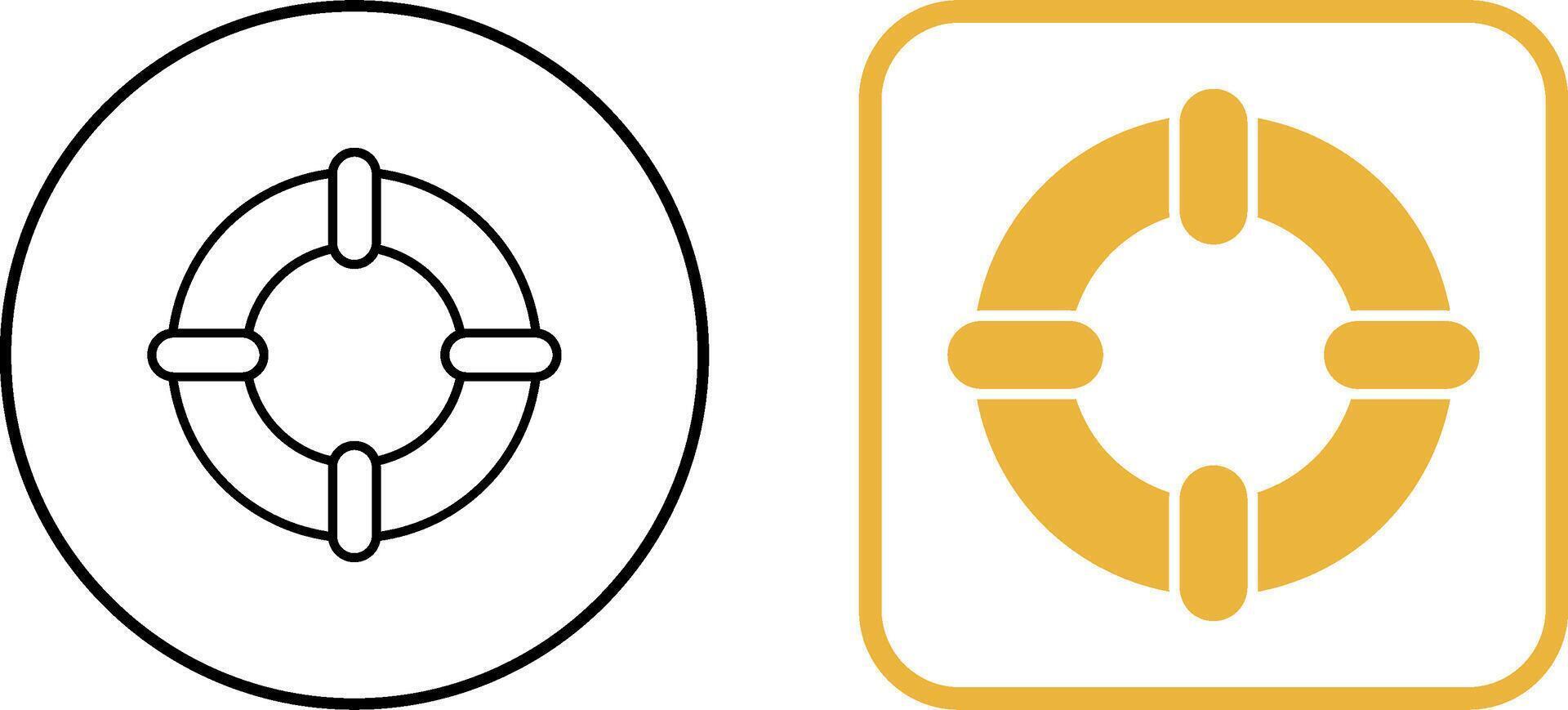 Life Saver Icon Design vector