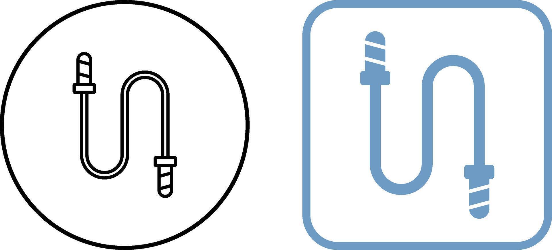 Jumping Rope Icon Design vector