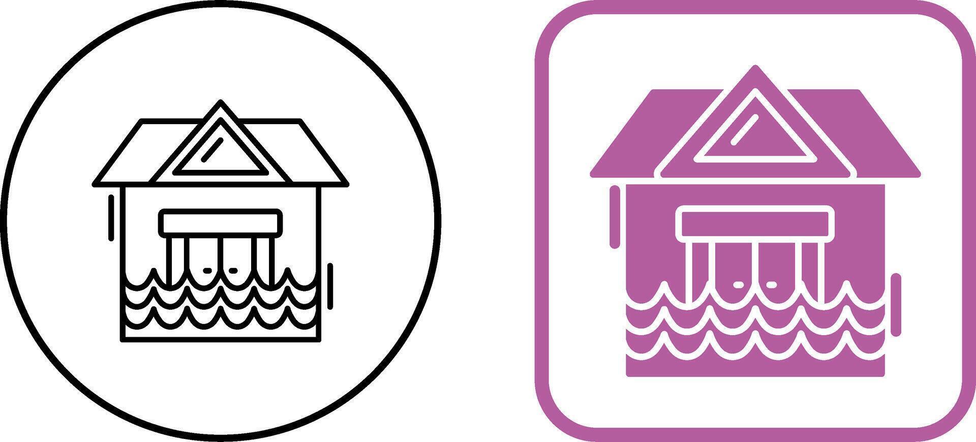 Natural Disaster Icon Design vector