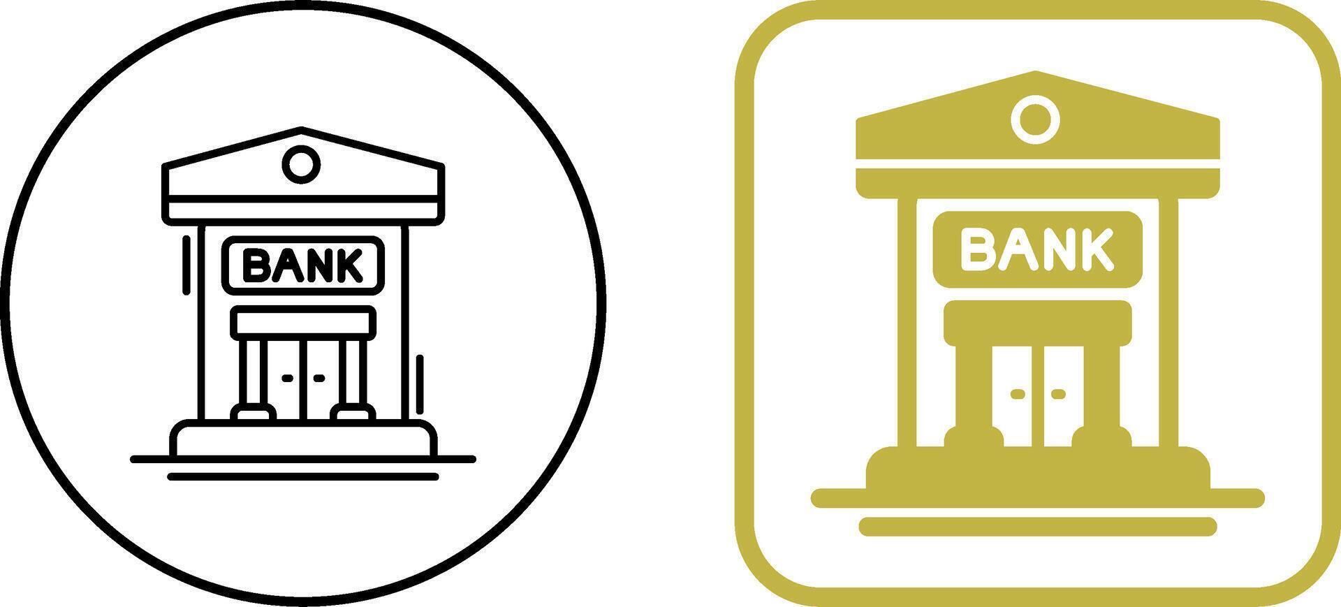 Bank Icon Design vector