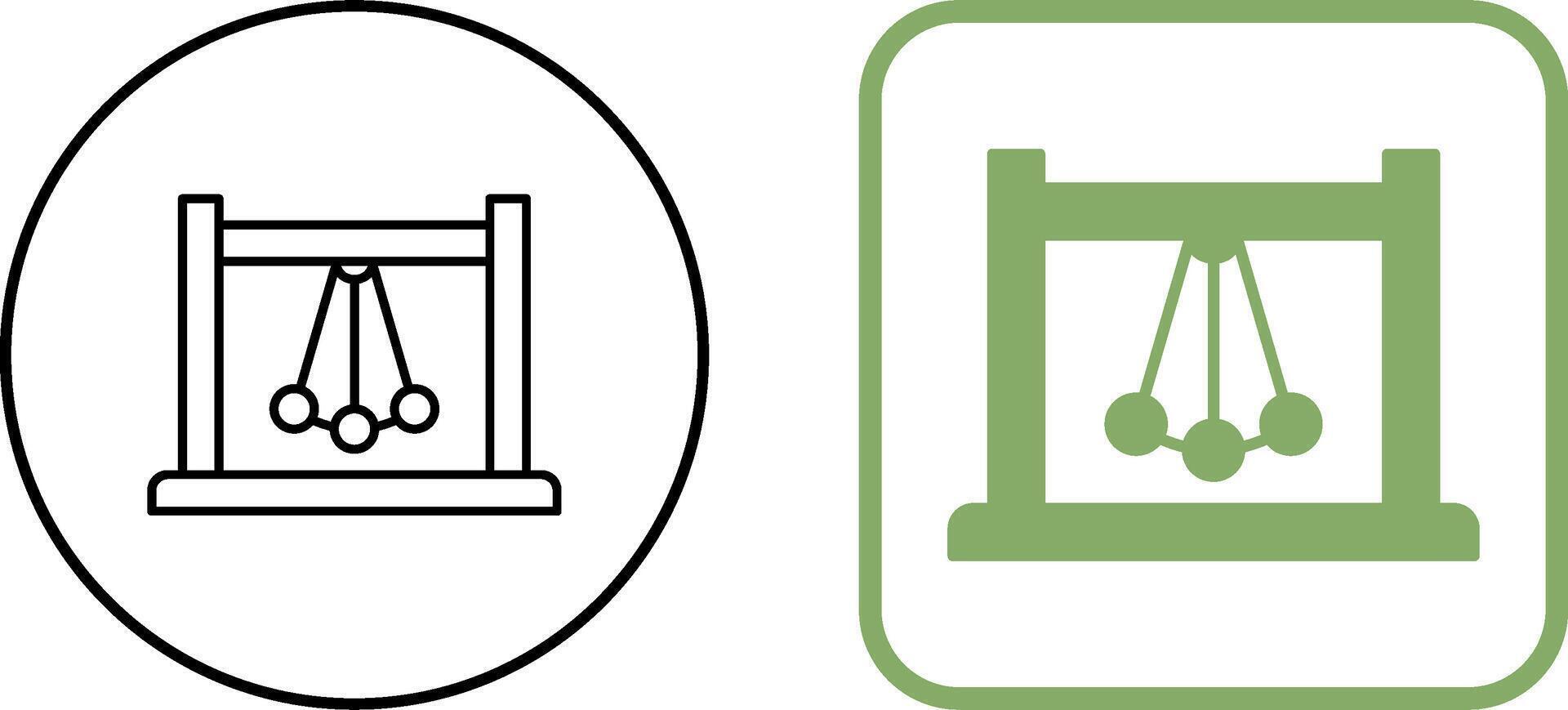 Pendulum Icon Design vector