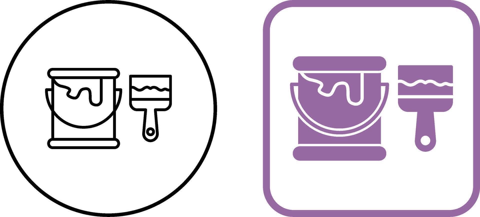 Paint Brush Icon Design vector