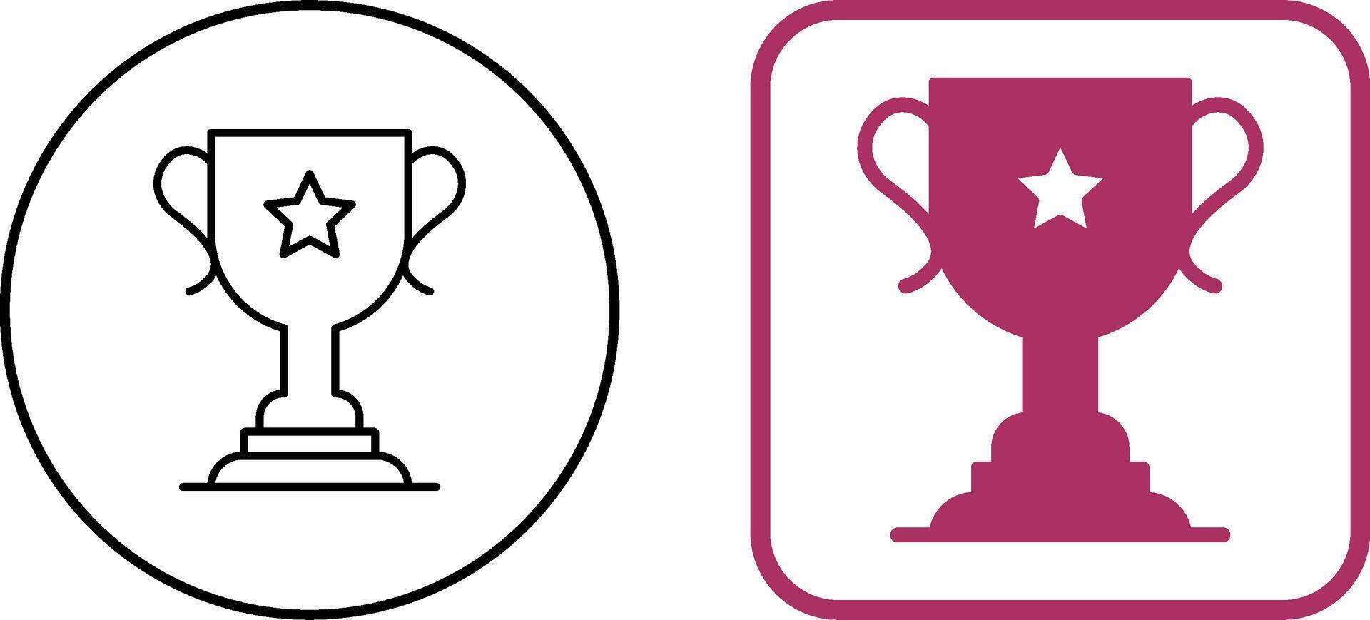 Trophy Icon Design vector