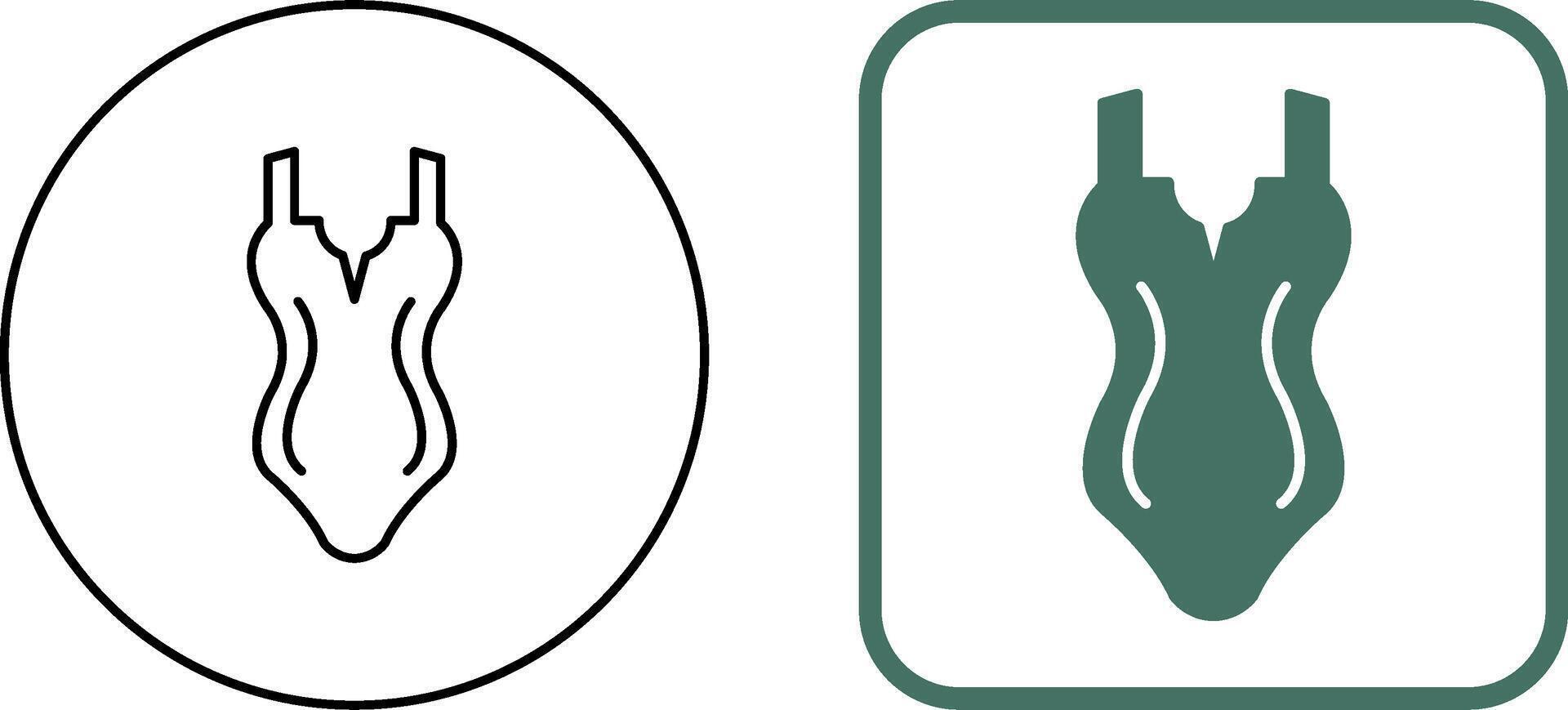 Swim Suit Icon Design vector