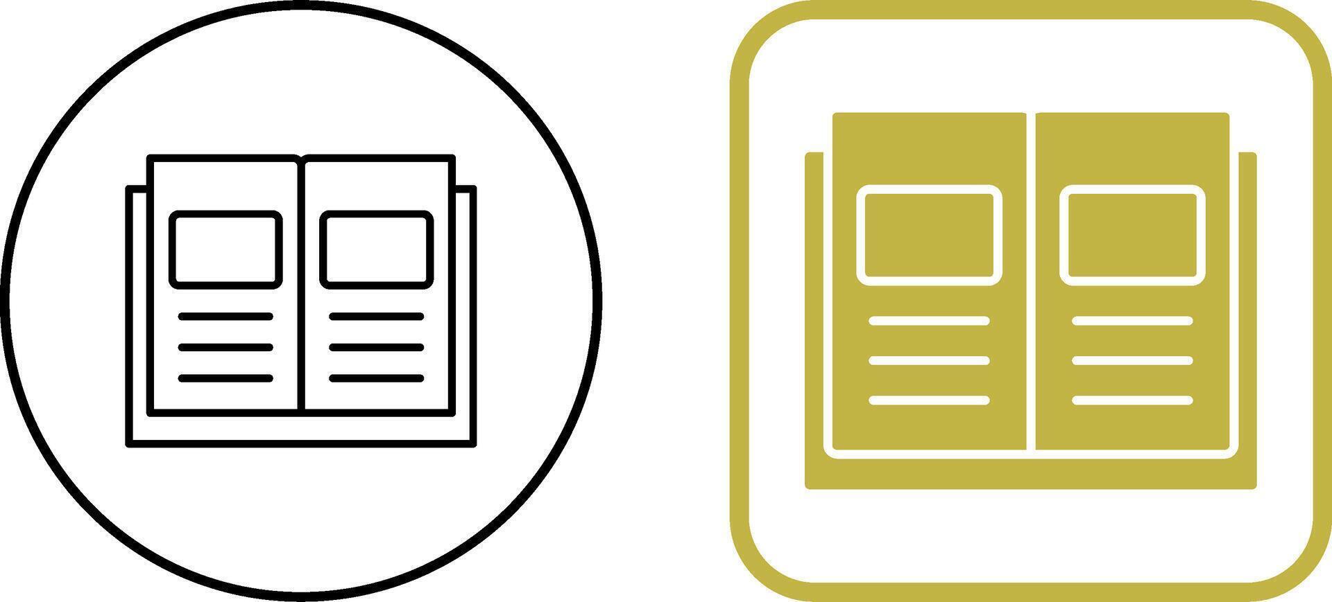 Ebook Icon Design vector