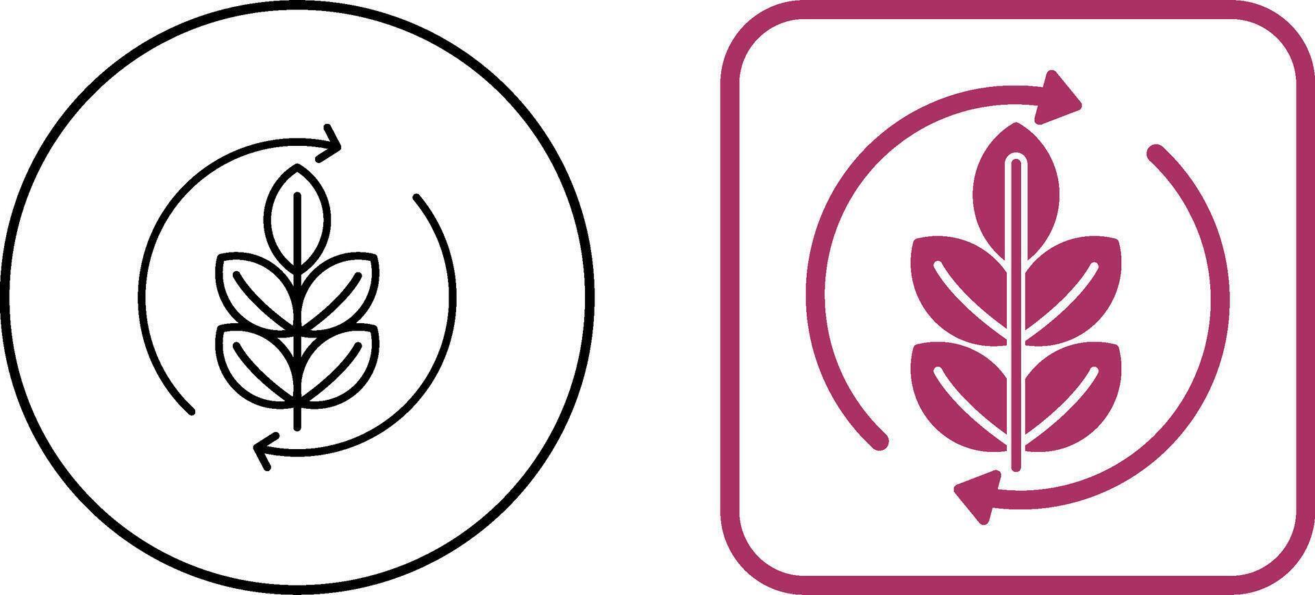 Agronomy Icon Design vector