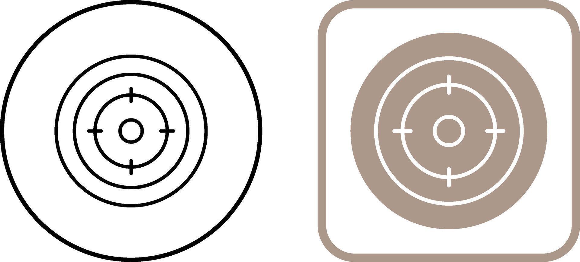 Target Icon Design vector