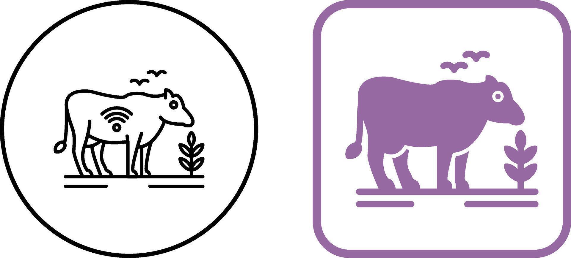 Cattle Icon Design vector