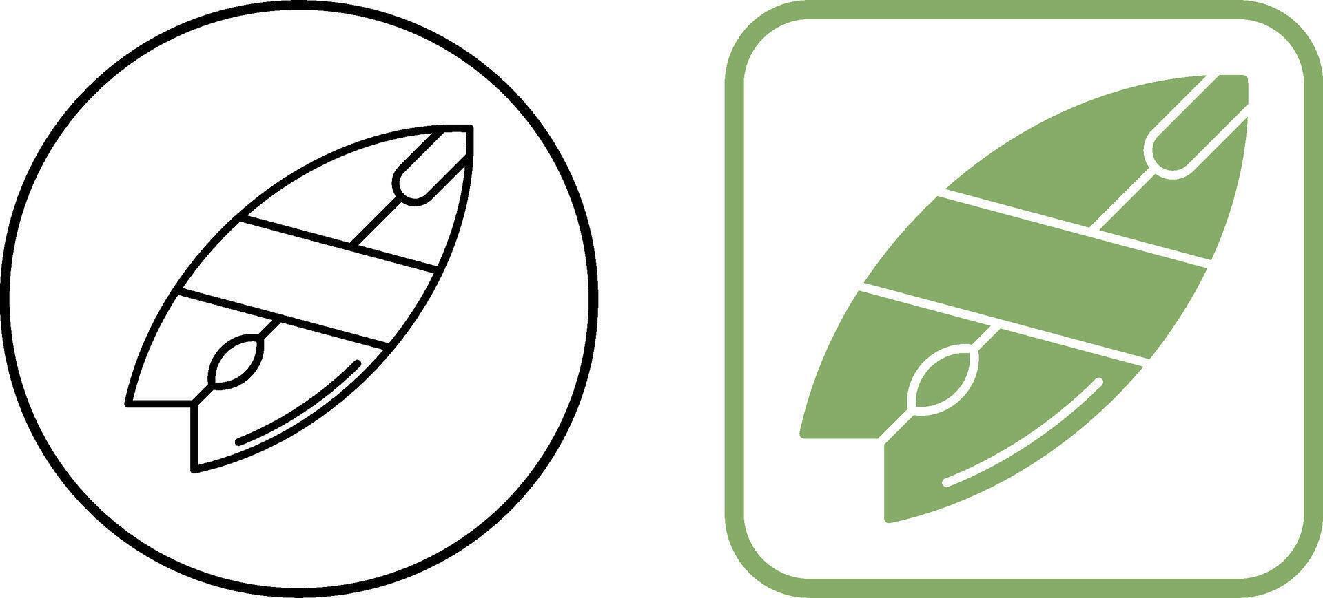 Surfboard Icon Design vector