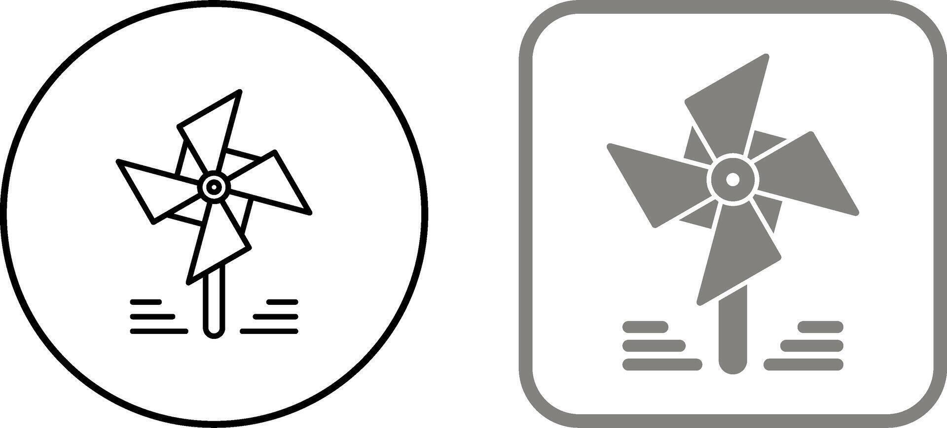 Pinwheel Icon Design vector