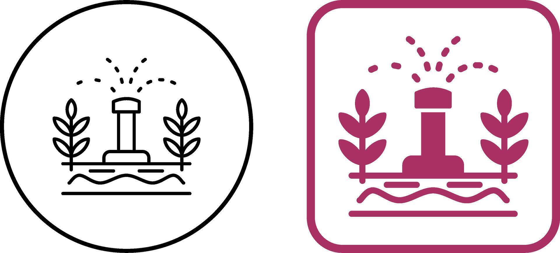 Sprinkler Icon Design vector