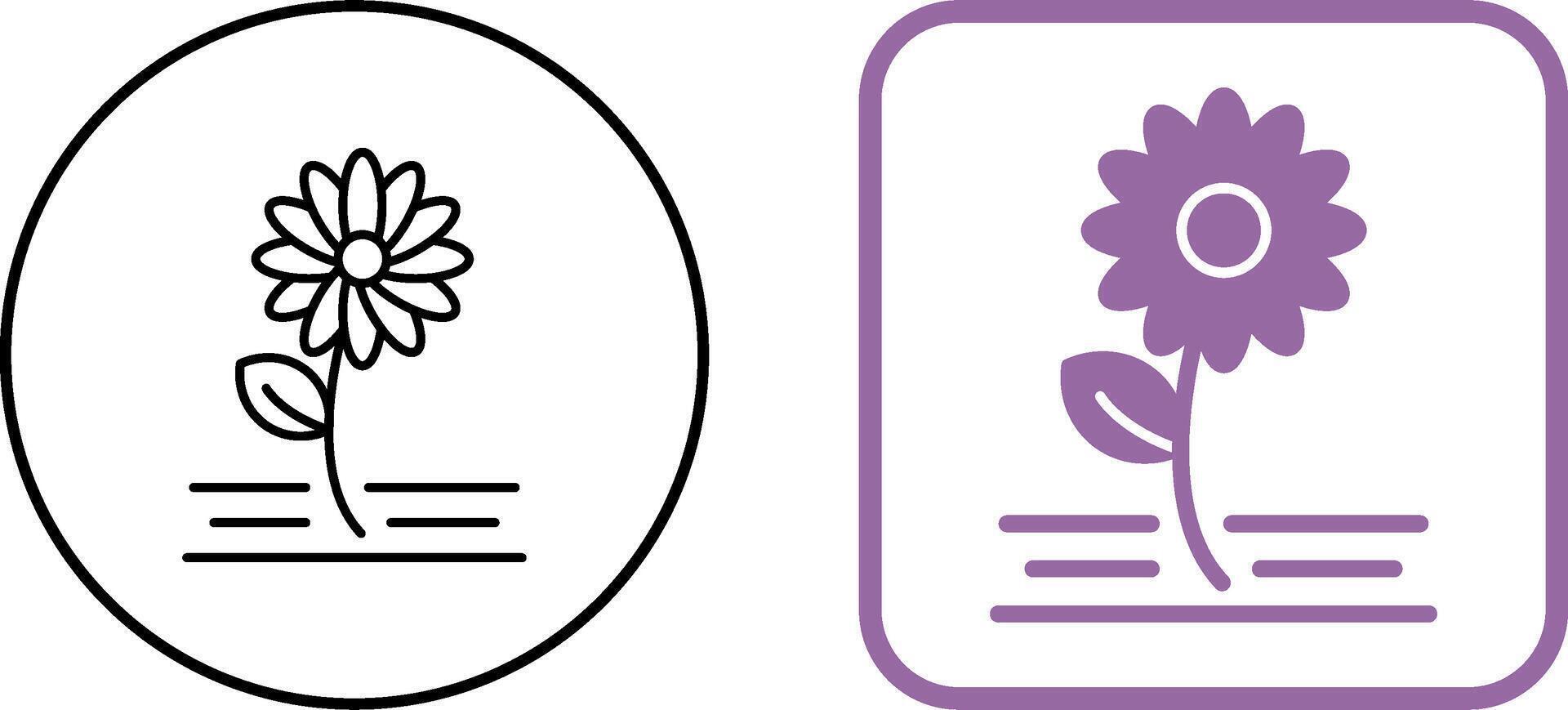 Flowers Icon Design vector