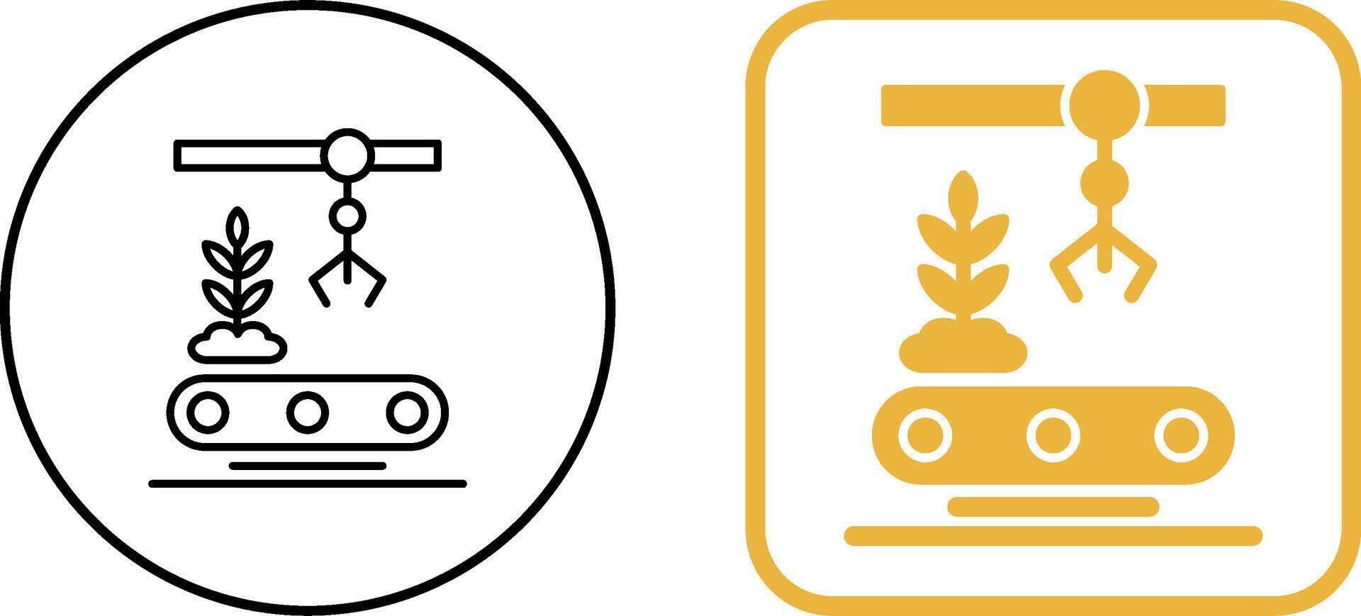 Conveyor Icon Design vector