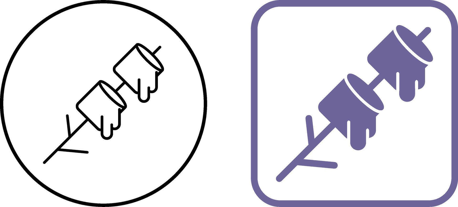 Marshmallows Icon Design vector