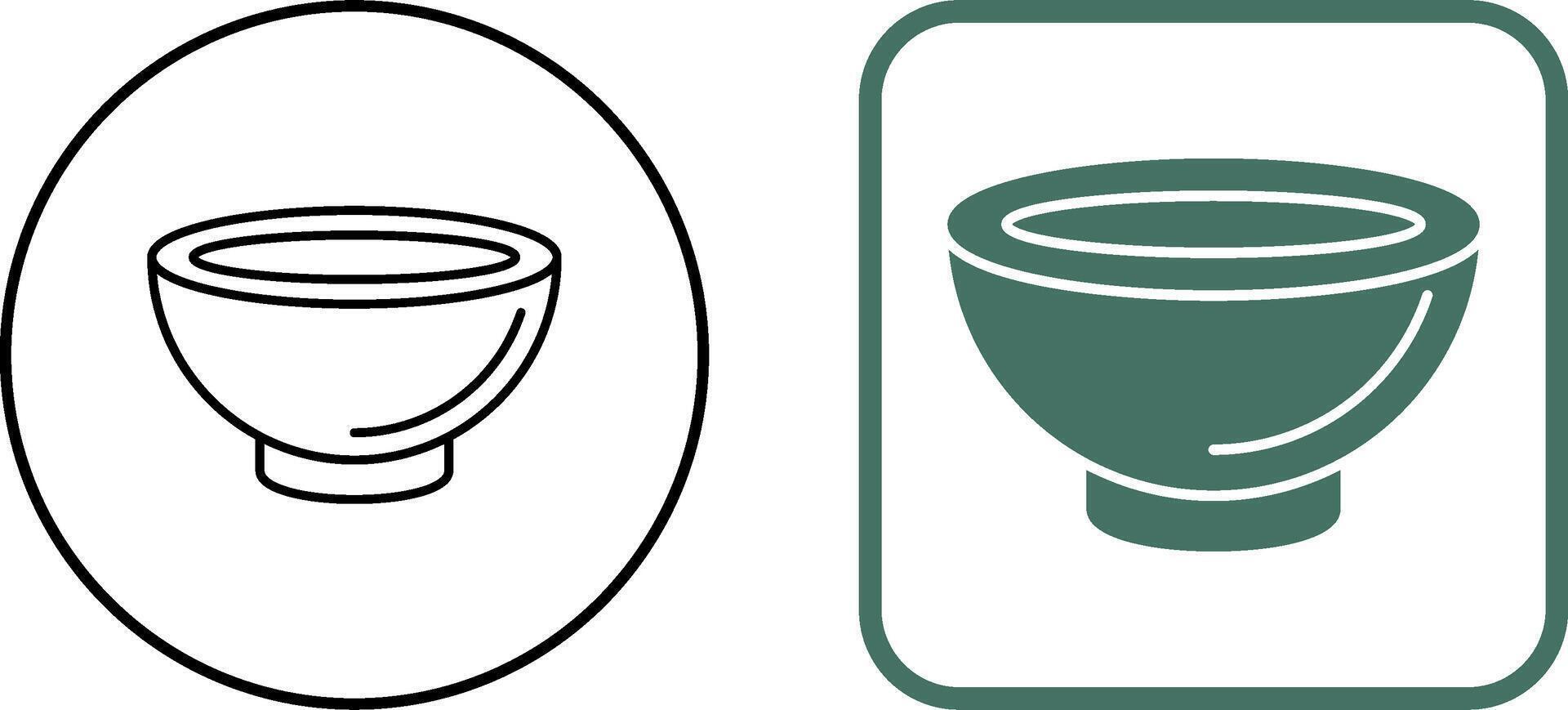 Bowl Icon Design vector