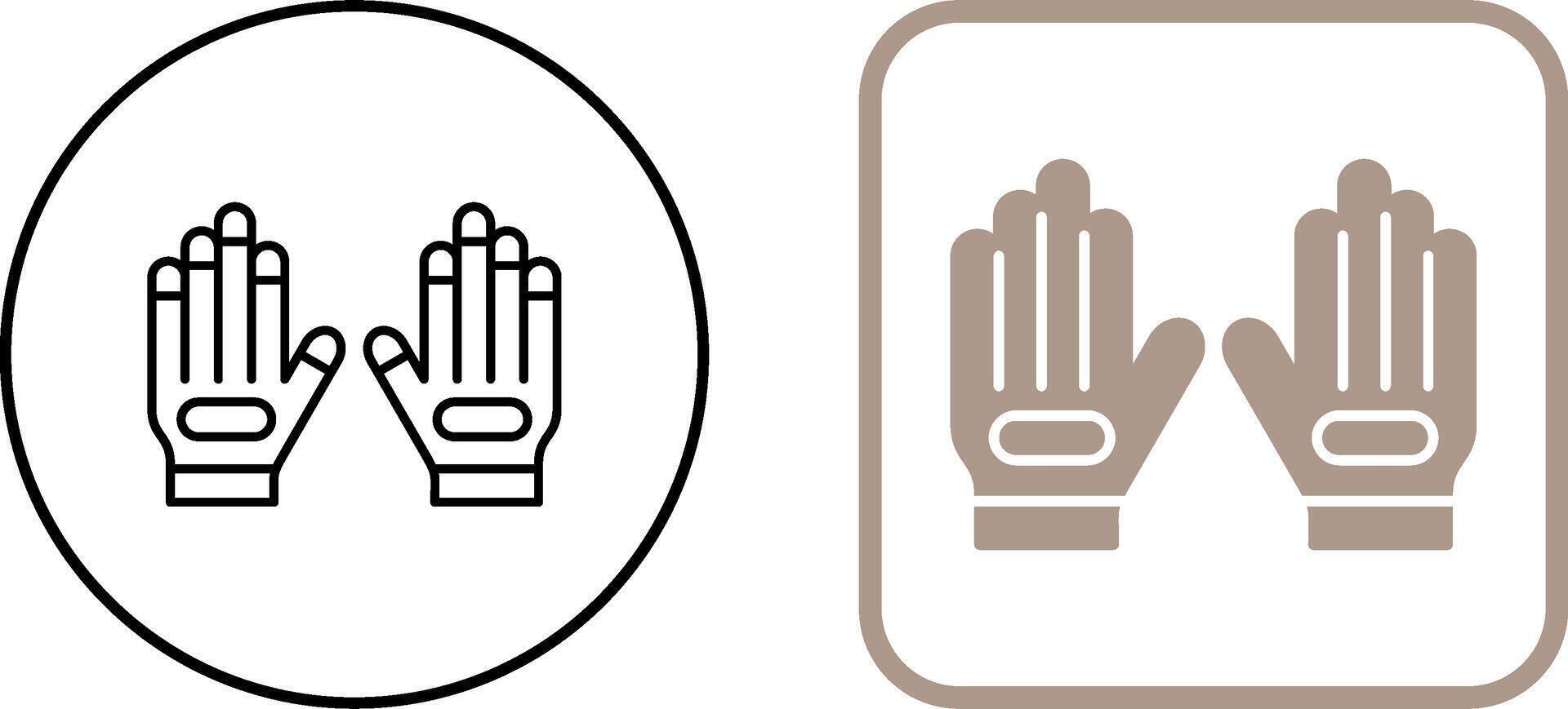 Glove Icon Design vector
