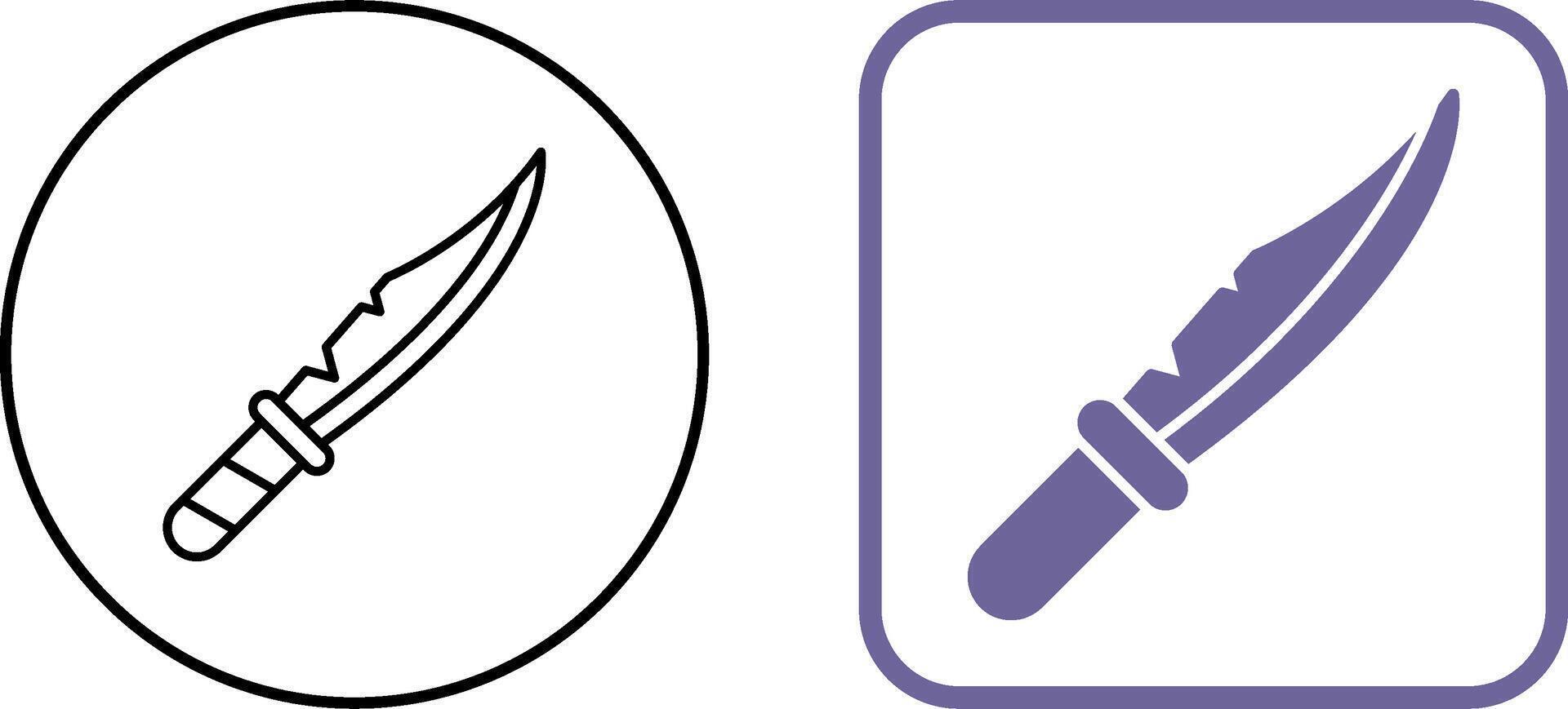 Knife Icon Design vector