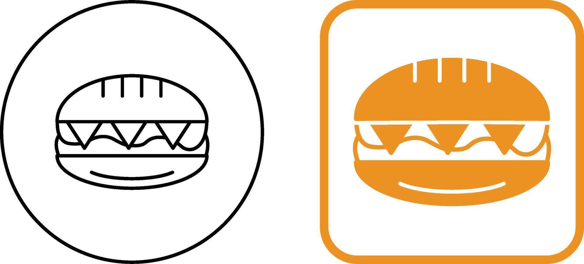 Sandwich Icon Design vector