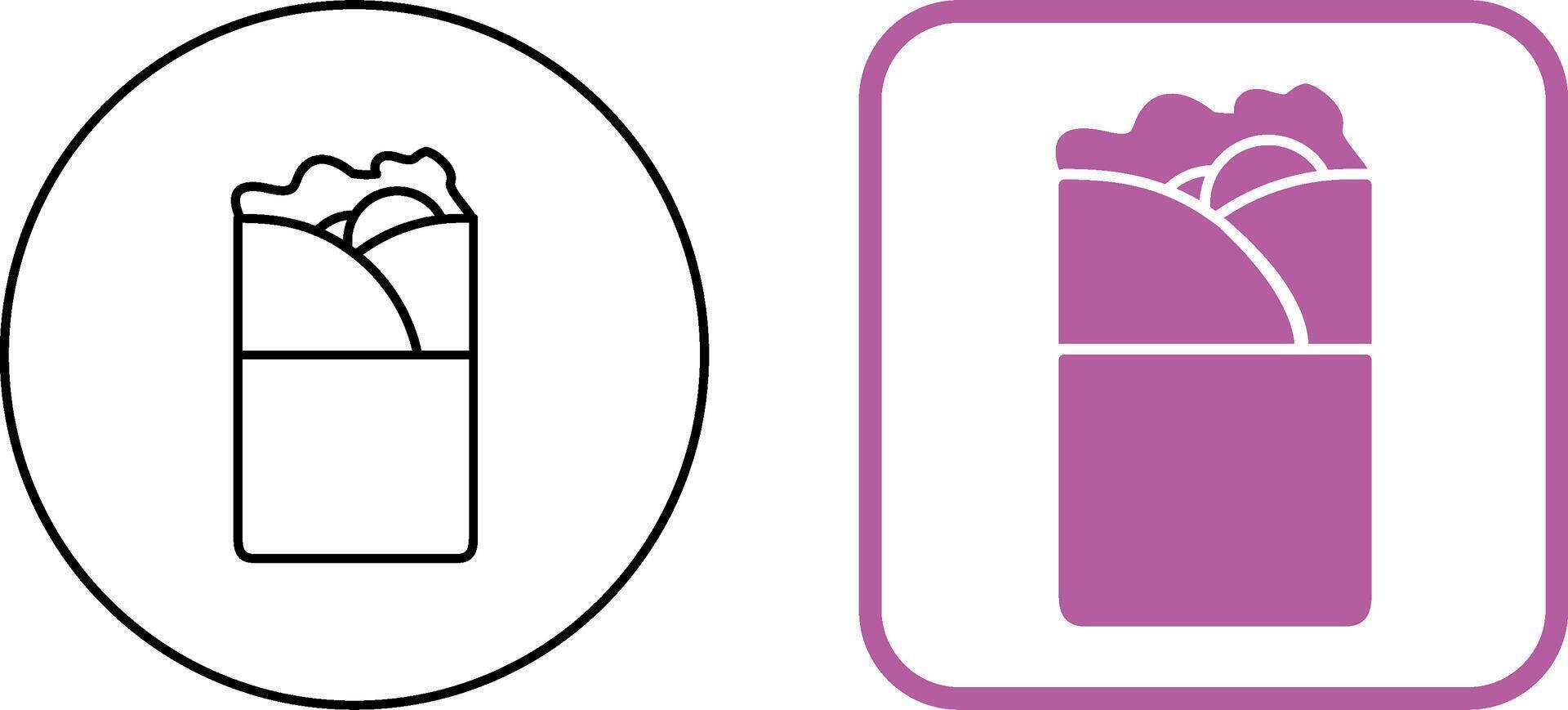 Kebab Icon Design vector